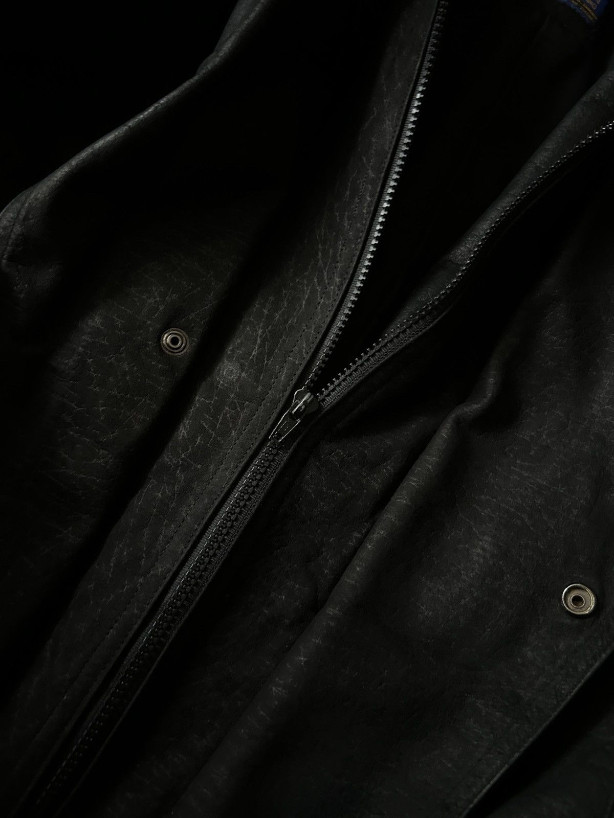 Genuine Leather × Vintage Vintage Genuine Leather Biker leather jacket y2k Size US M / EU 48-50 / 2 - 6 Thumbnail