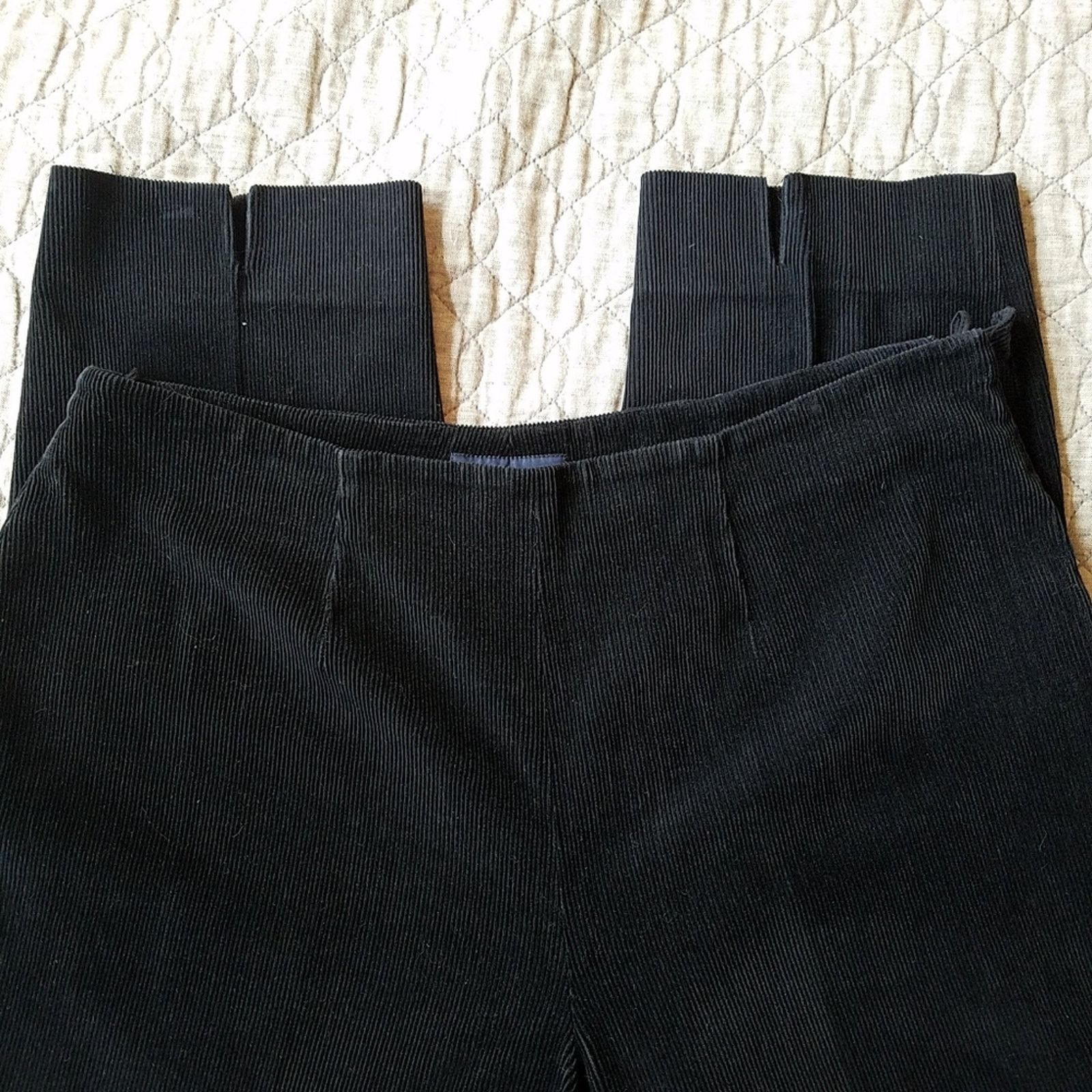 Piazza Sempione Piazza Sempione sz.14 black corduroy ankle pants Size 36" / US 14 / IT 50 - 6 Thumbnail