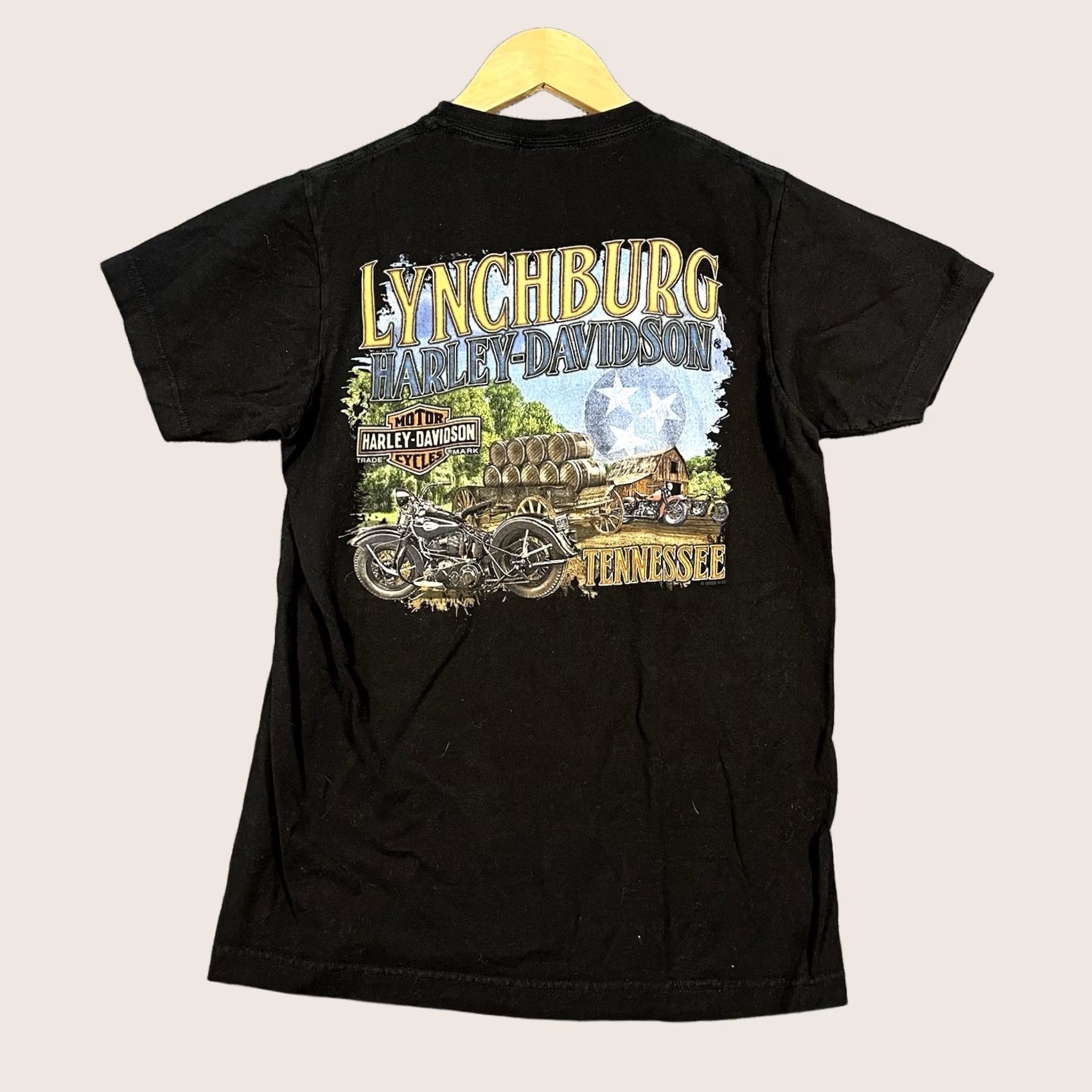 Harley Davidson Harley-Davidson Shirt Mens S Black Lynchburg Tennessee Skull Biker Graphic Size US S / EU 44-46 / 1 - 1 Thumbnail