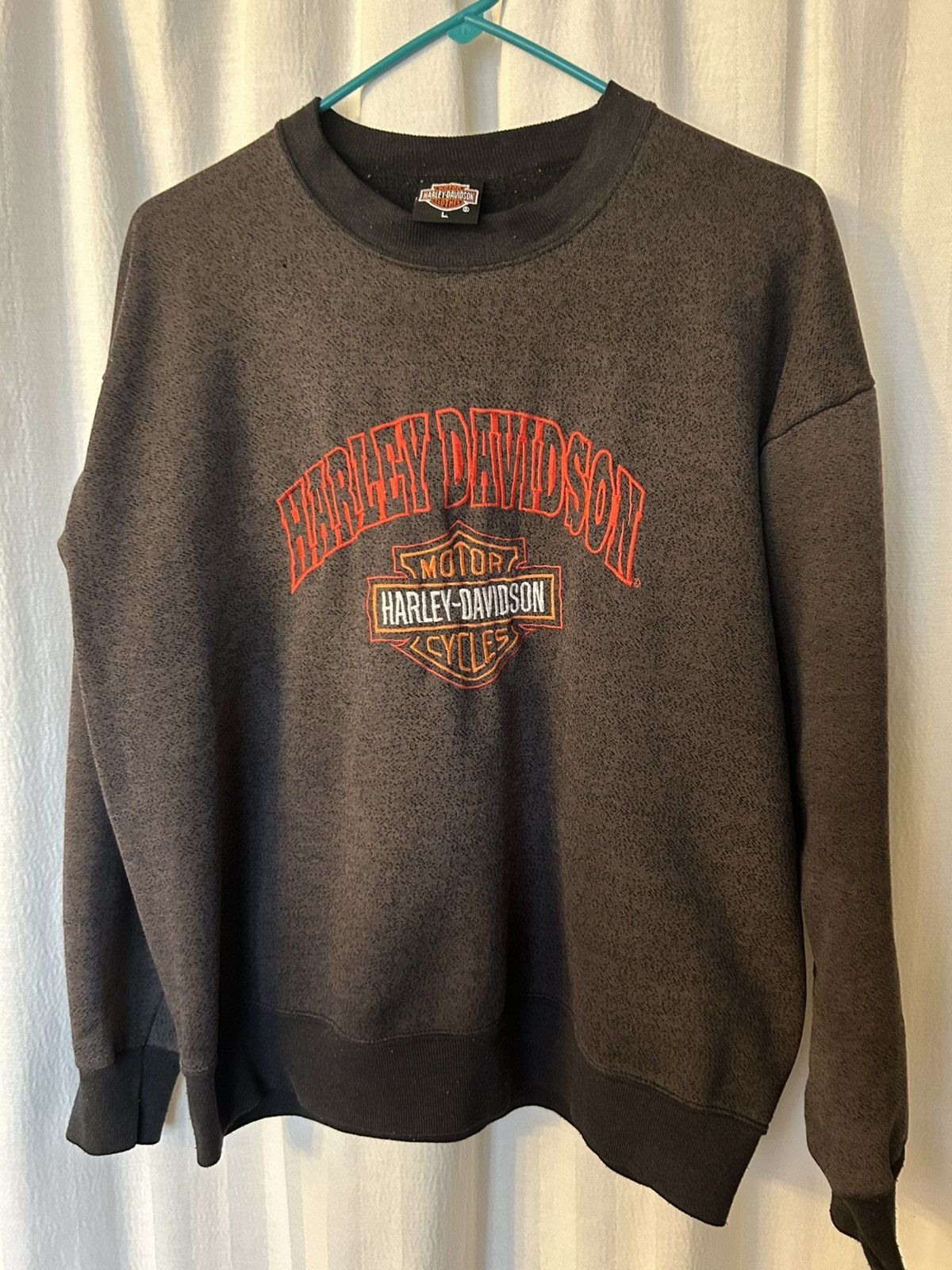 Harley Davidson Sweater: harley davidson Biker 90’s? Made in usa large Size US L / EU 52-54 / 3 - 1 Thumbnail