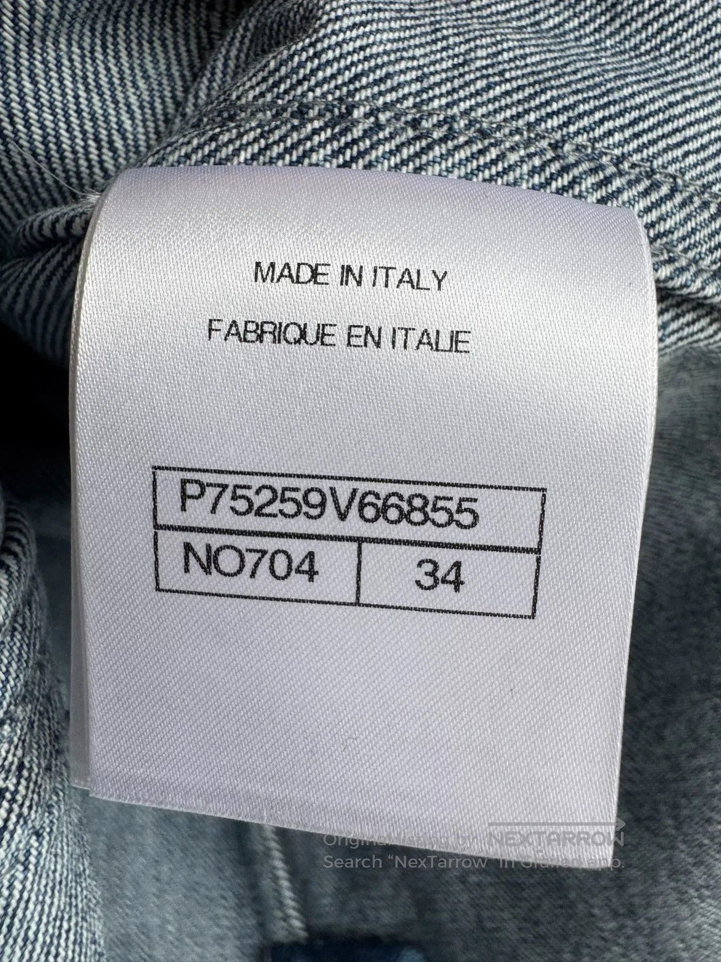 Chanel Chanel 23A Sequin Embroidery Denim Jacket. Size XXS / US 00 / IT 34 - 6 Thumbnail