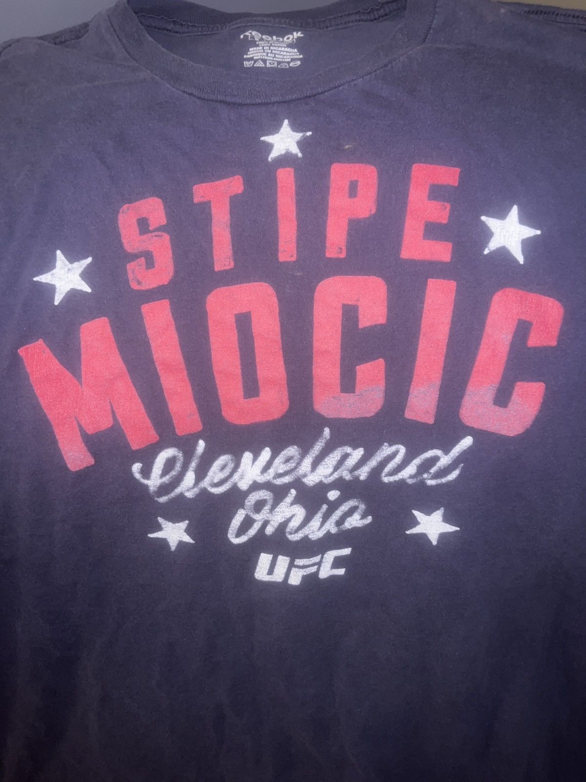 Reebok Reebok UFC Stipe Miocic Cleveland Ohio Tee Size US XL / EU 56 / 4 - 2 Thumbnail