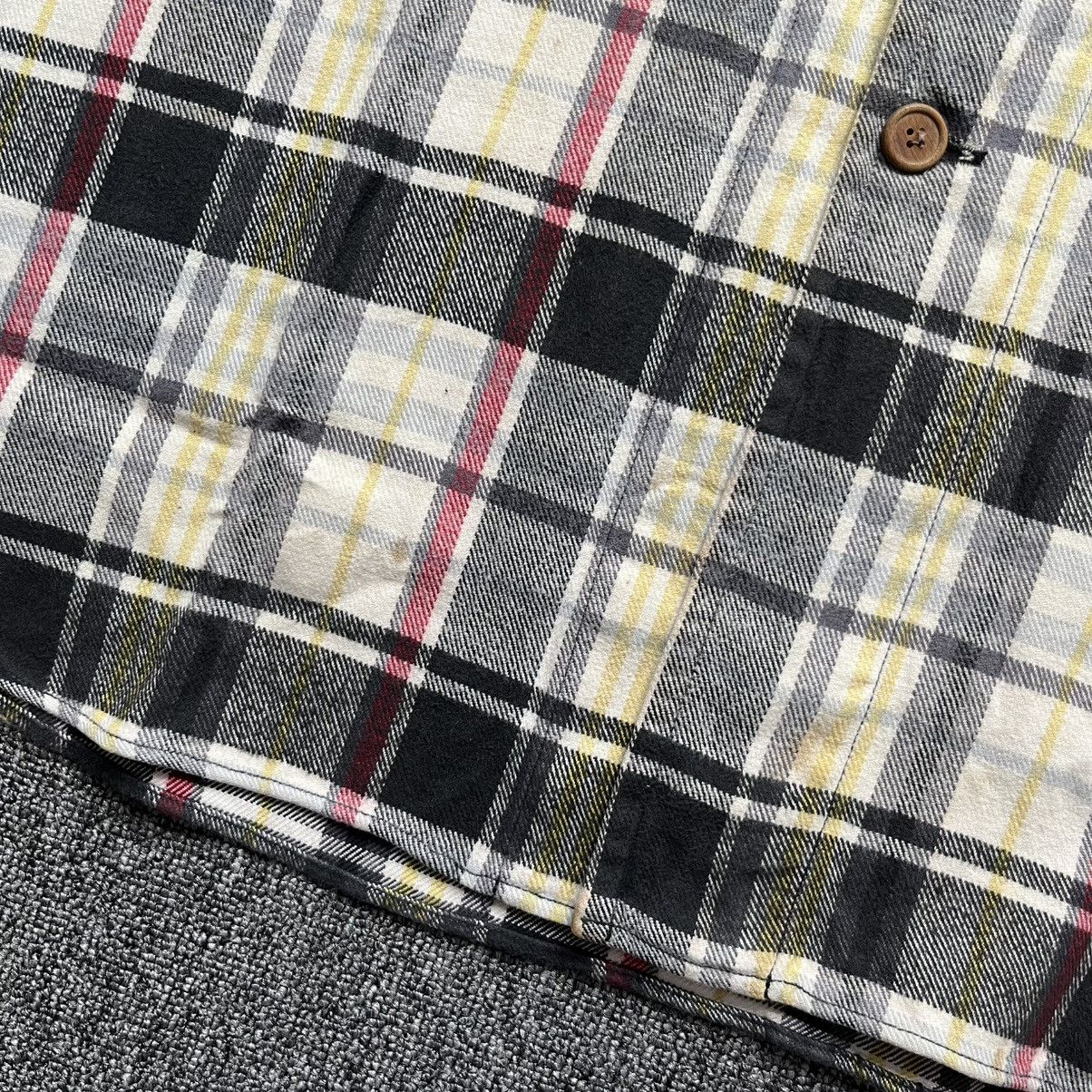 45rpm × Japanese Brand × Vintage Rare! 45rpm studio Flannel outer button up shirt Size US XL / EU 56 / 4 - 5 Thumbnail