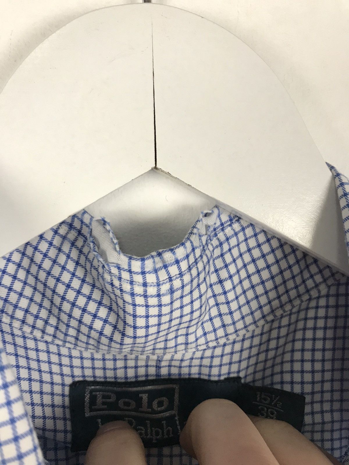 Polo Ralph Lauren Men’s XL/54,Polo Ralph Lauren Small Plaid Cotton Shirt,Lux Size US XL / EU 56 / 4 - 12 Thumbnail