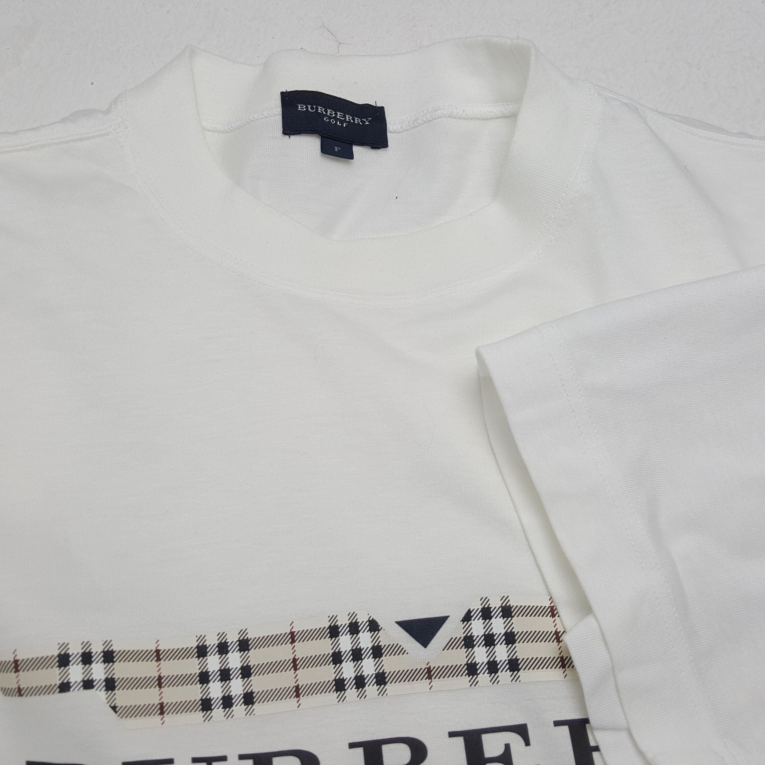 Burberry BURBERRY Golf Luxury Brand Nova Check Custom Art Tshirt Size US L / EU 52-54 / 3 - 6 Thumbnail