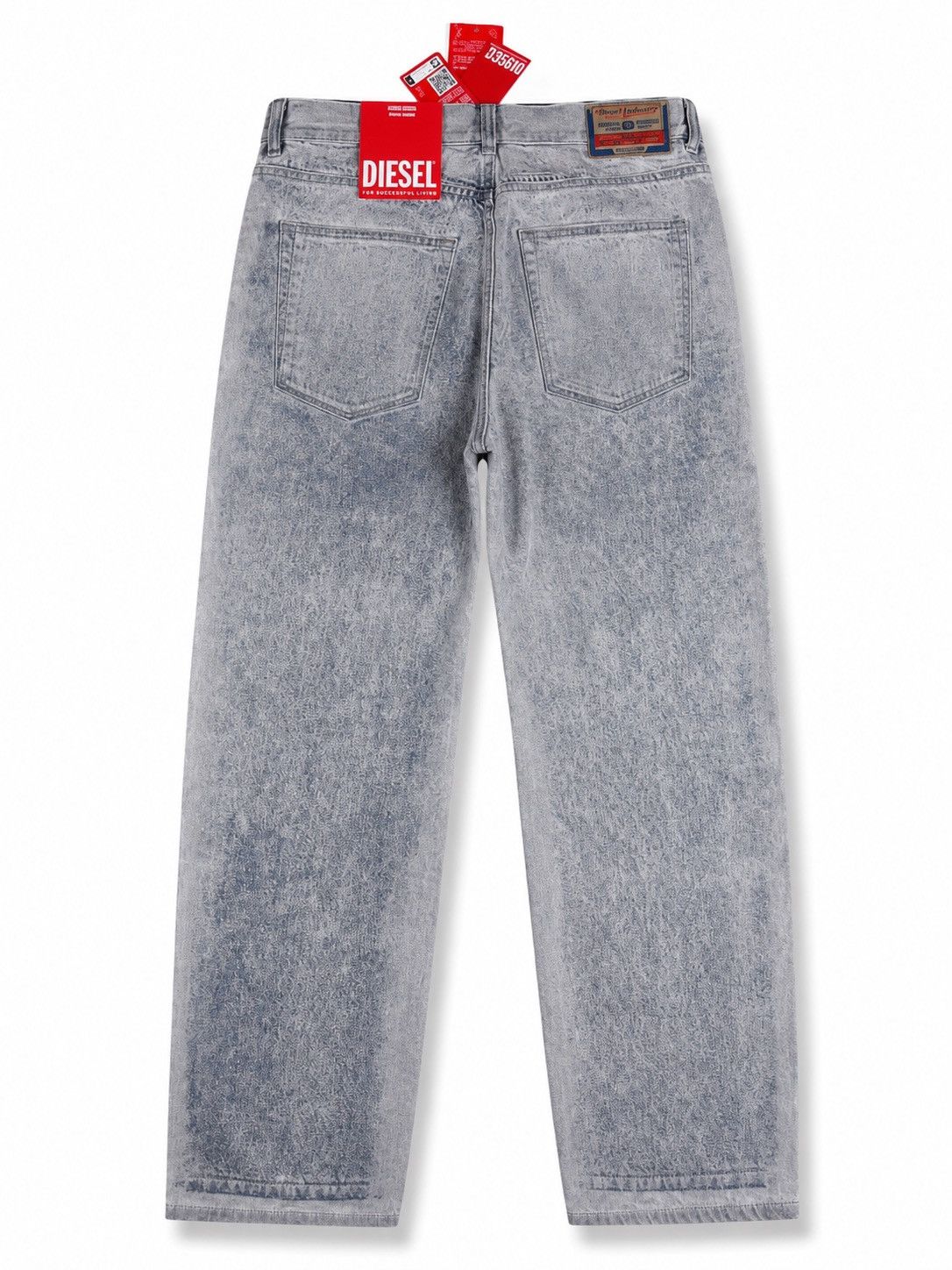 Diesel Diesel 2010 5 Pocket Jeans – Grey Acid Wash archive y2k Size US 32 / EU 48 - 1 Thumbnail