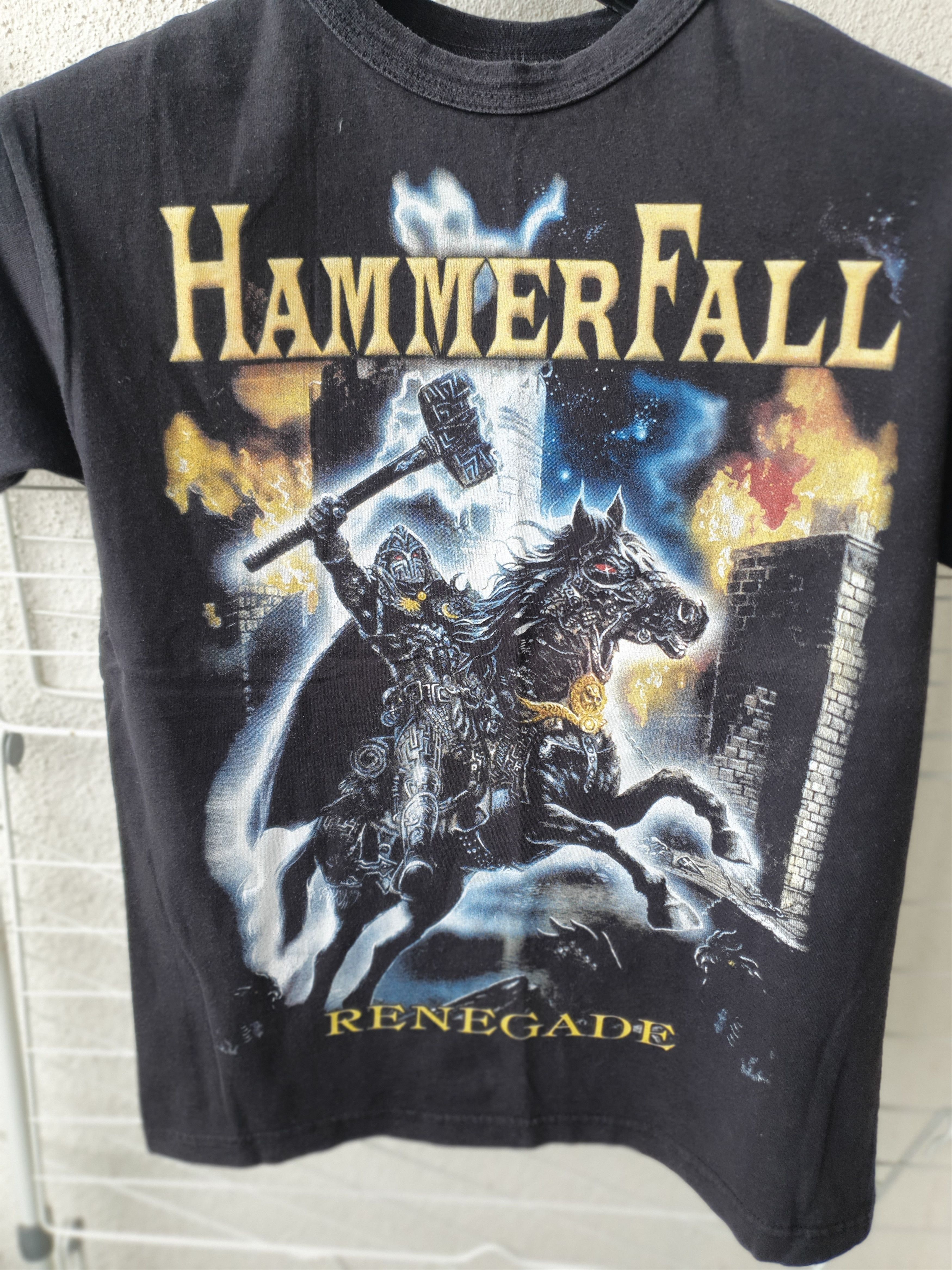 Band Tees × Vintage Hammer Fall Renegade Vintage Double Sided t-shirt sz M Size US M / EU 48-50 / 2 - 5 Thumbnail