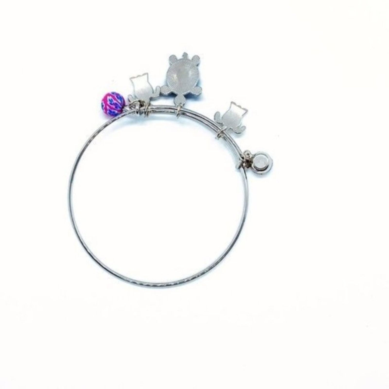 Other Beaded Sea Turtle Charm Colorful Bangle Bracelet Size ONE SIZE - 3 Thumbnail
