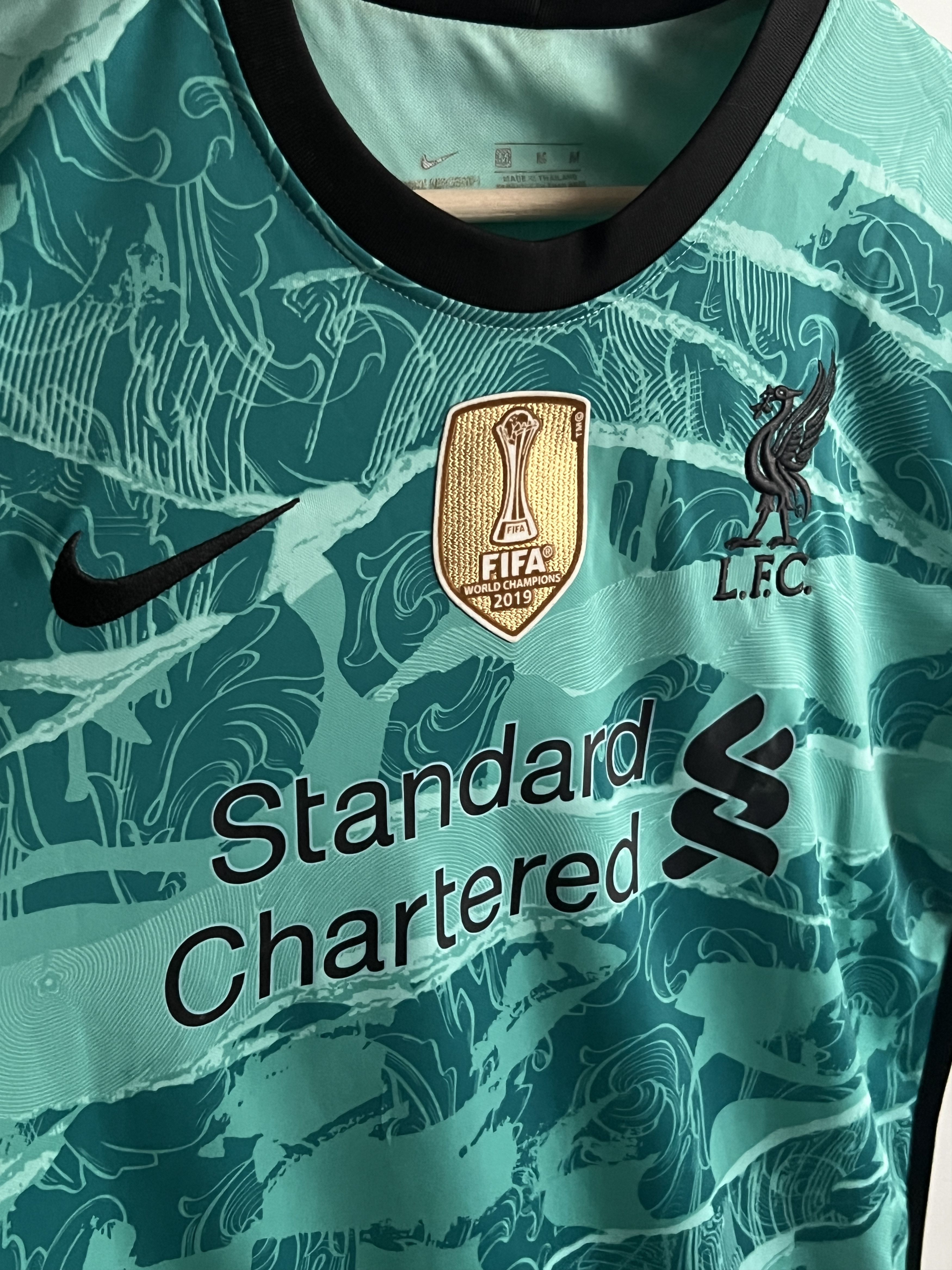 Nike Soccer Jersey Nike FC Liverpool 2020/21 Away Knit Champions Size US M / EU 48-50 / 2 - 7 Thumbnail