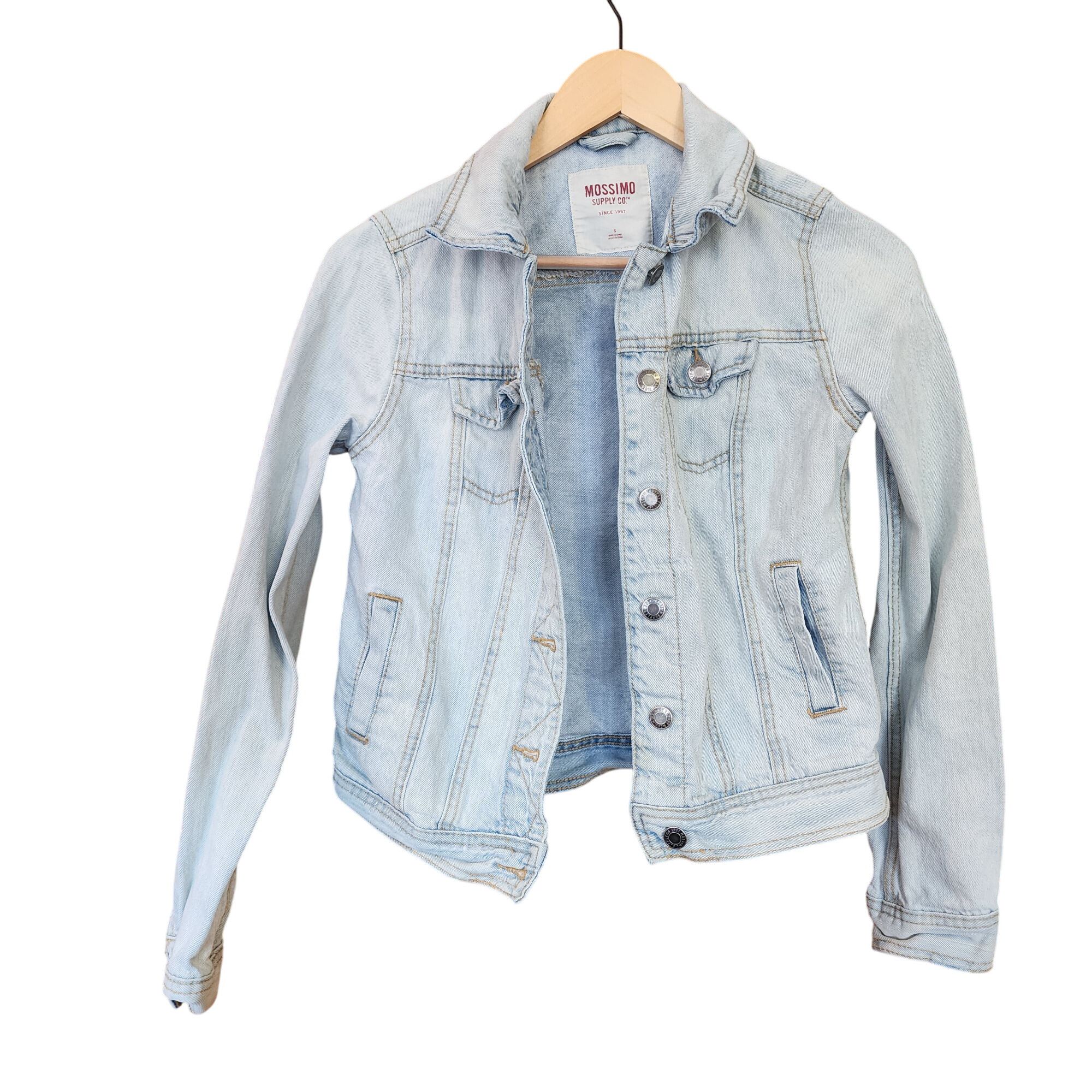 Other Vintage Light Wash Denim Jacket Mossimo Supply Co. Size S Wo Size S / US 4 / IT 40 - 1 Thumbnail