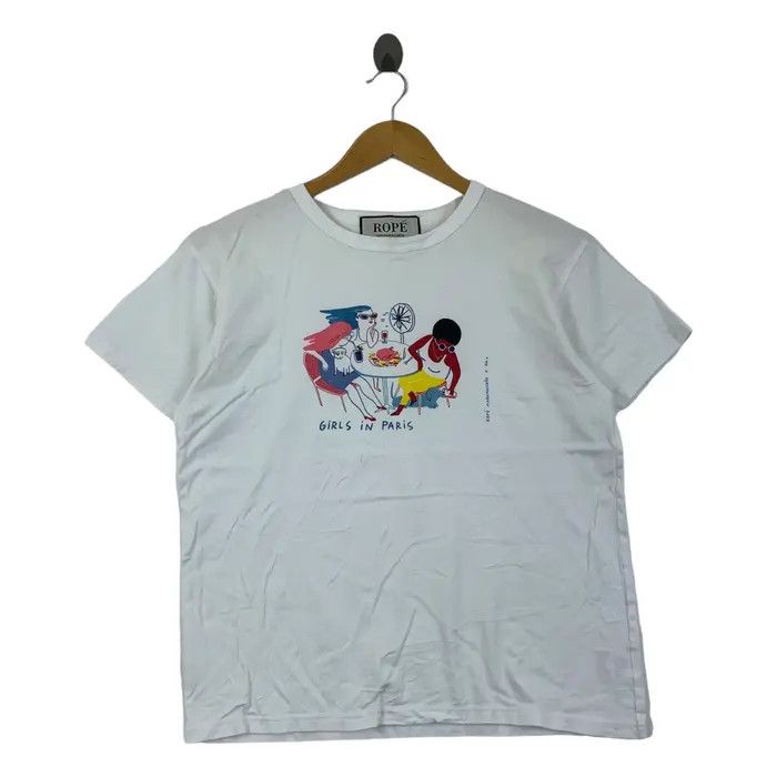 Vintage ROPE MADEMOISELLE x CAMILLE DE CUSSAC Tee Shirt Size S / US 4 / IT 40 - 1 Thumbnail