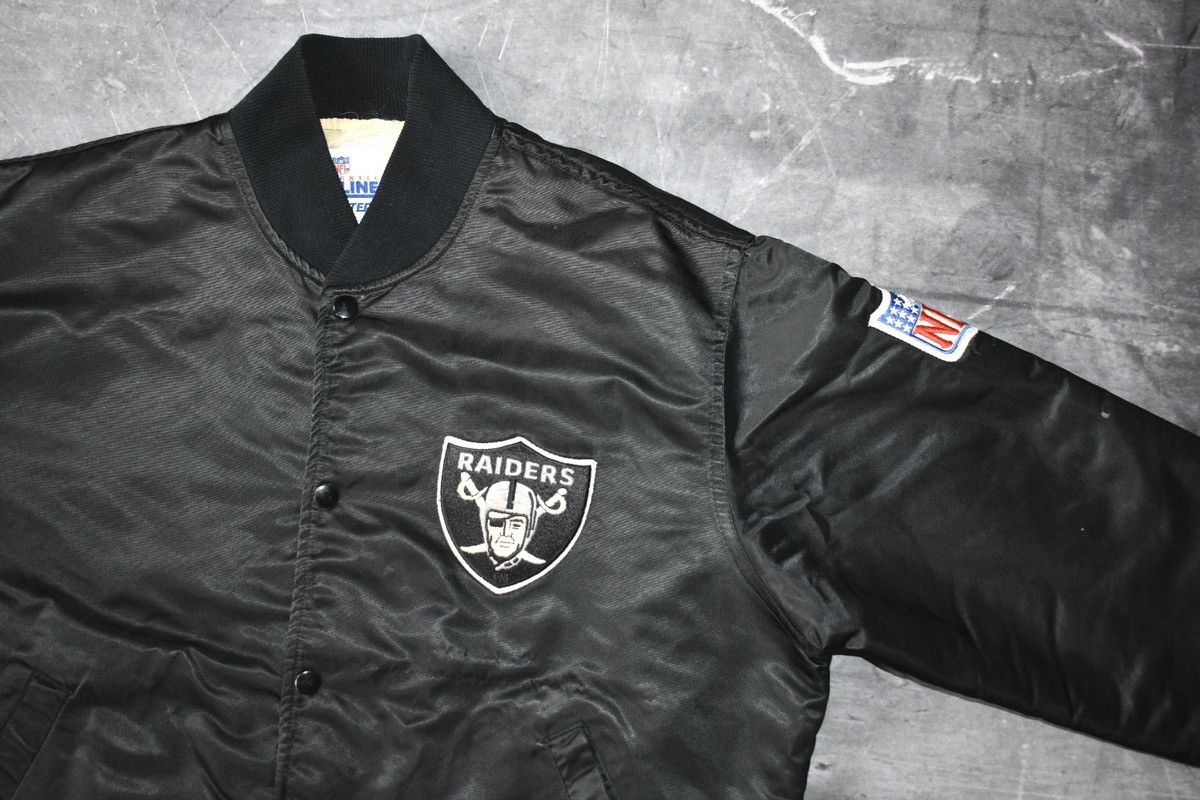 NFL × Starter × Vintage Vintage 90s Oakland Raiders NFL Starter Jacket (L) Size US L / EU 52-54 / 3 - 3 Thumbnail