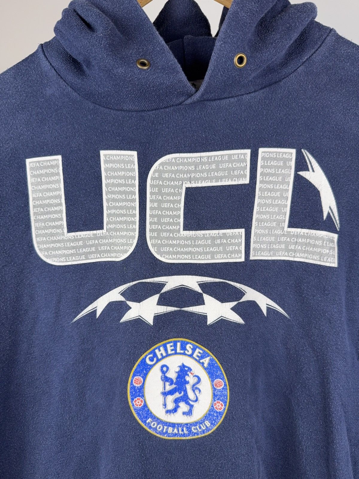 UEFA Vintage 00s UEFA Chelsea UCL Champions League Hoodie Size US L / EU 52-54 / 3 - 3 Thumbnail