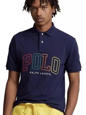 Polo Ralph Lauren 160$ Polo Ralph Lauren Colourful Embroidered Logo Polo Shirt Size US L / EU 52-54 / 3 - 13 Thumbnail