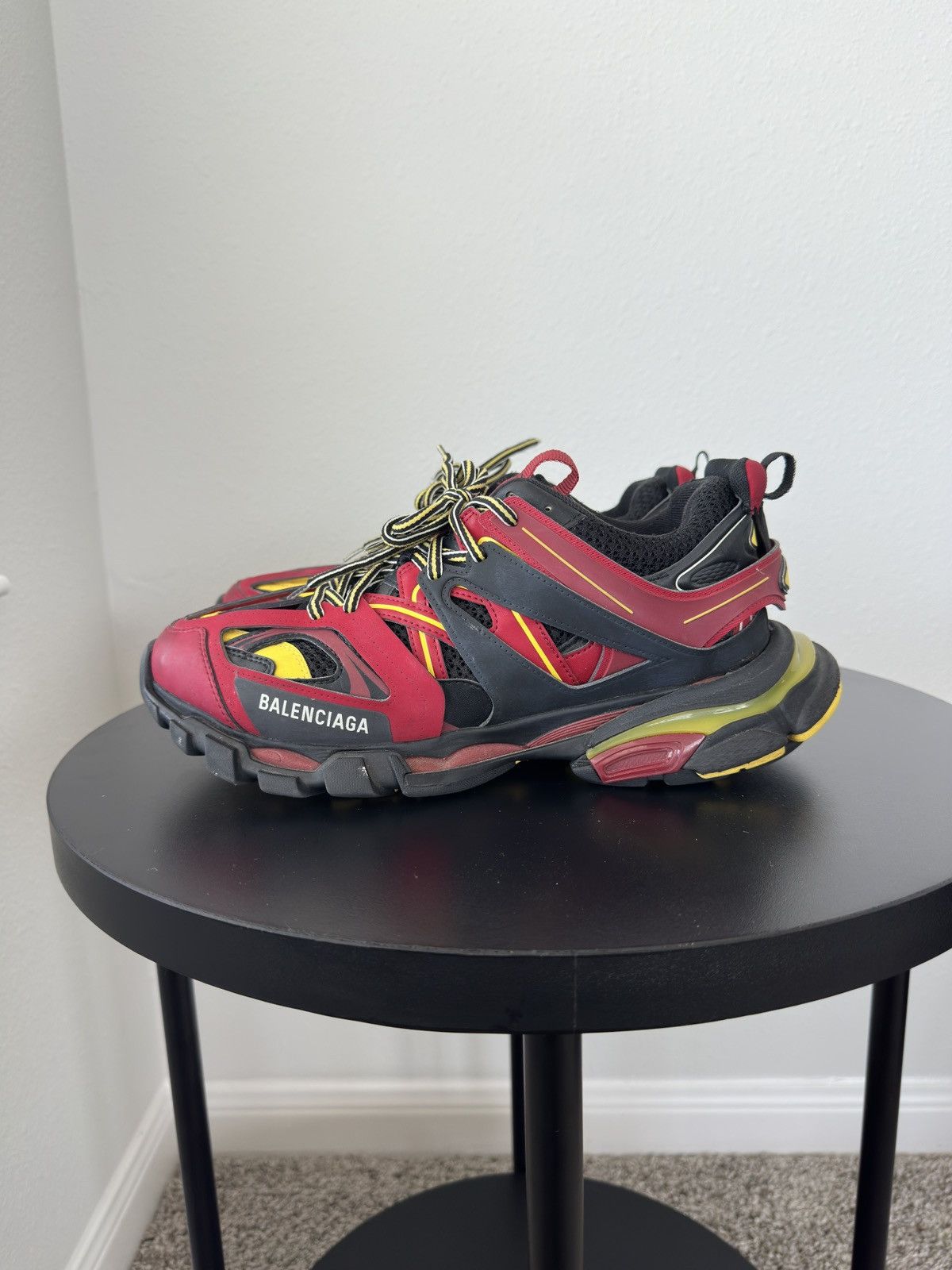 Balenciaga Balenciaga Track 1 Bordeaux/Red/Yellow Size US 9 / EU 42 - 5 Thumbnail