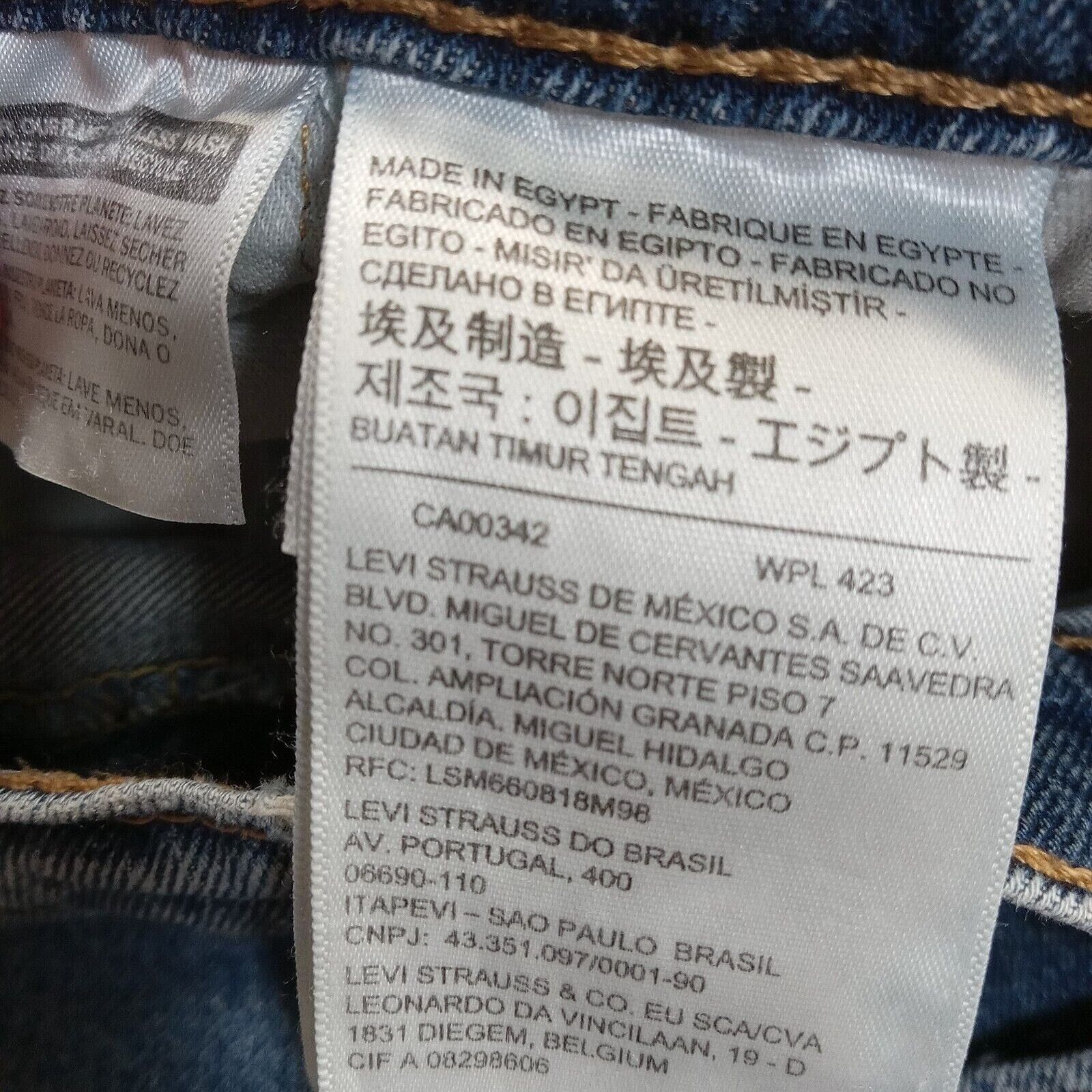 Levi's Levi's 505 Jeans 38 X 32 Western Red Tab Blue Denim Straight Size US 38 / EU 54 - 5 Thumbnail