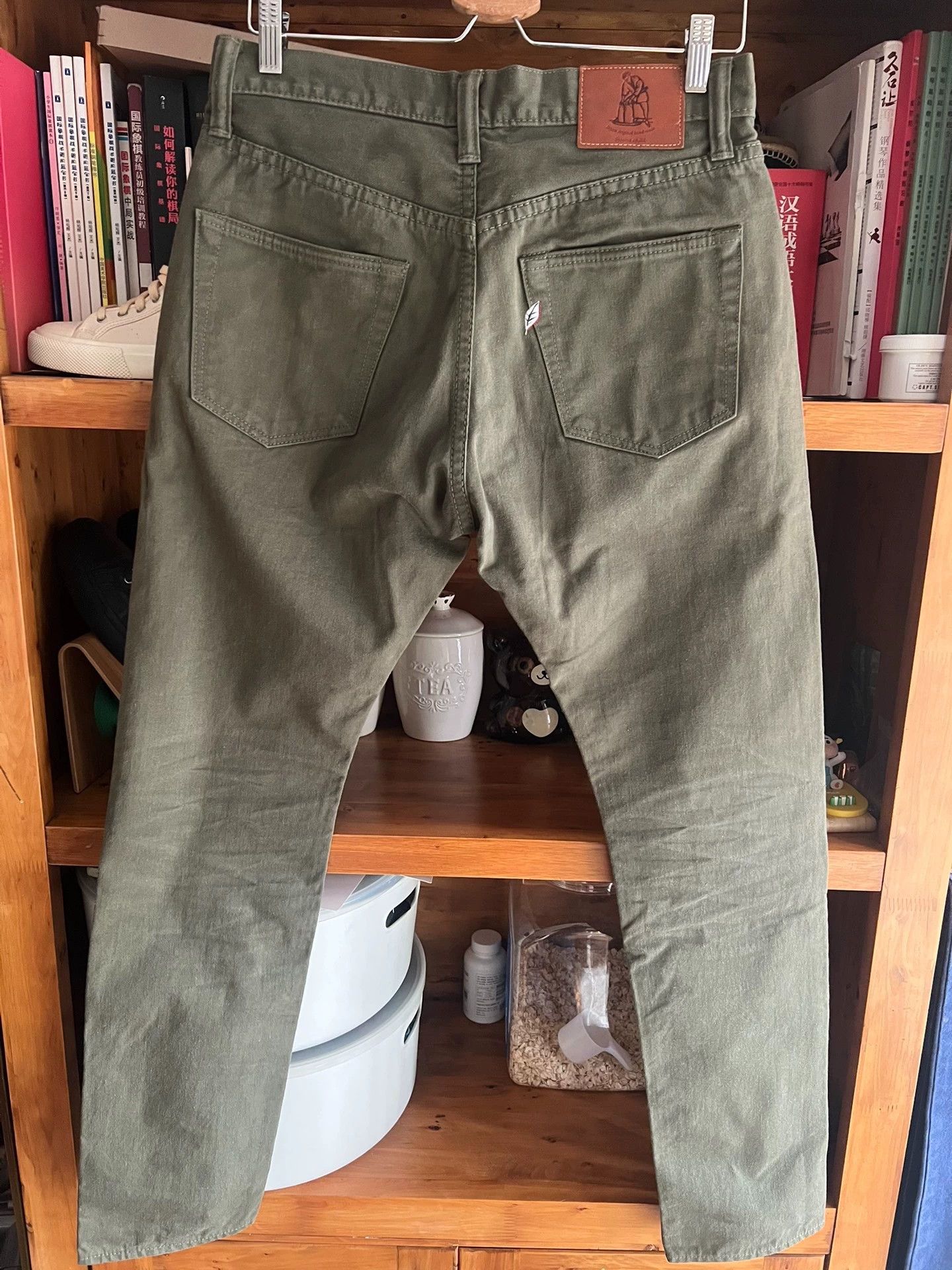 Pure Blue Japan Pure Blue Japan Japanese selvedge olive drab jeans Size US 32 / EU 48 - 7 Thumbnail
