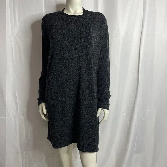 Zara ZARA Long Sleeve Ribbed Sweater Mini Dress Size L Size L / US 10 / IT 46 - 1 Thumbnail