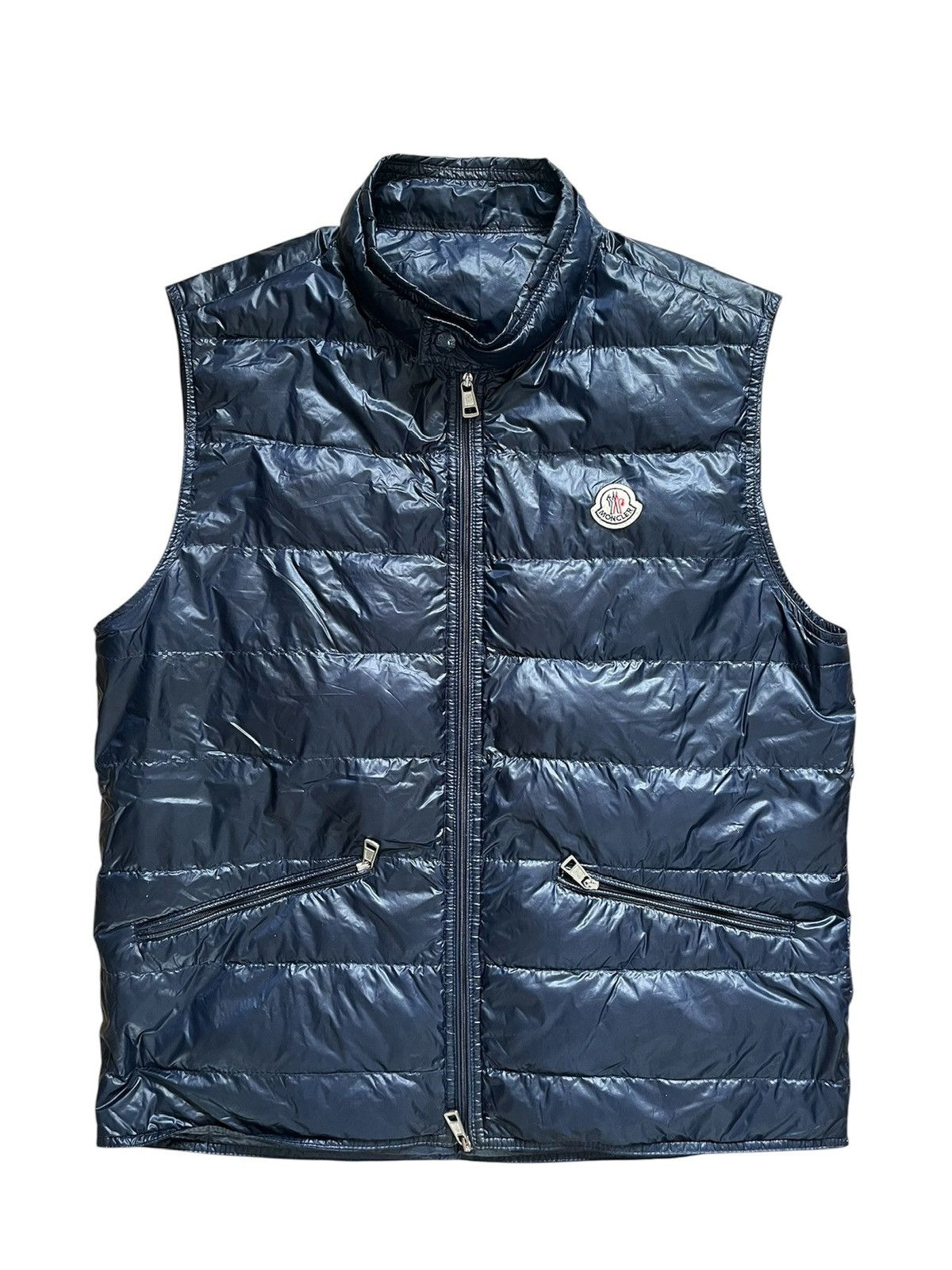 Navy moncler gui vest luxury tibb highend fashion designer