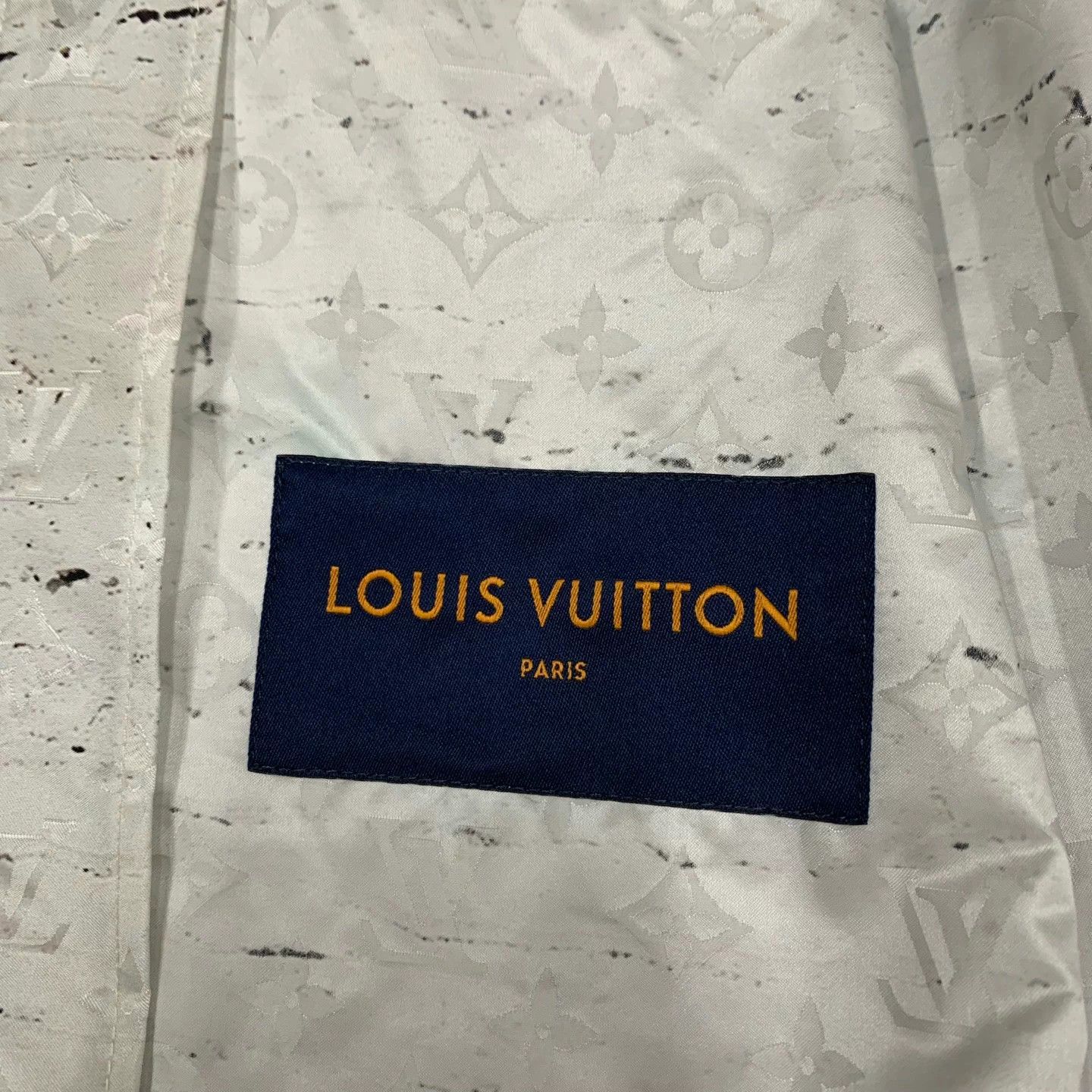 Louis Vuitton LV marble monogram logo all-over print windbreaker jacket Size 3XL / US 20-22 - 5 Thumbnail