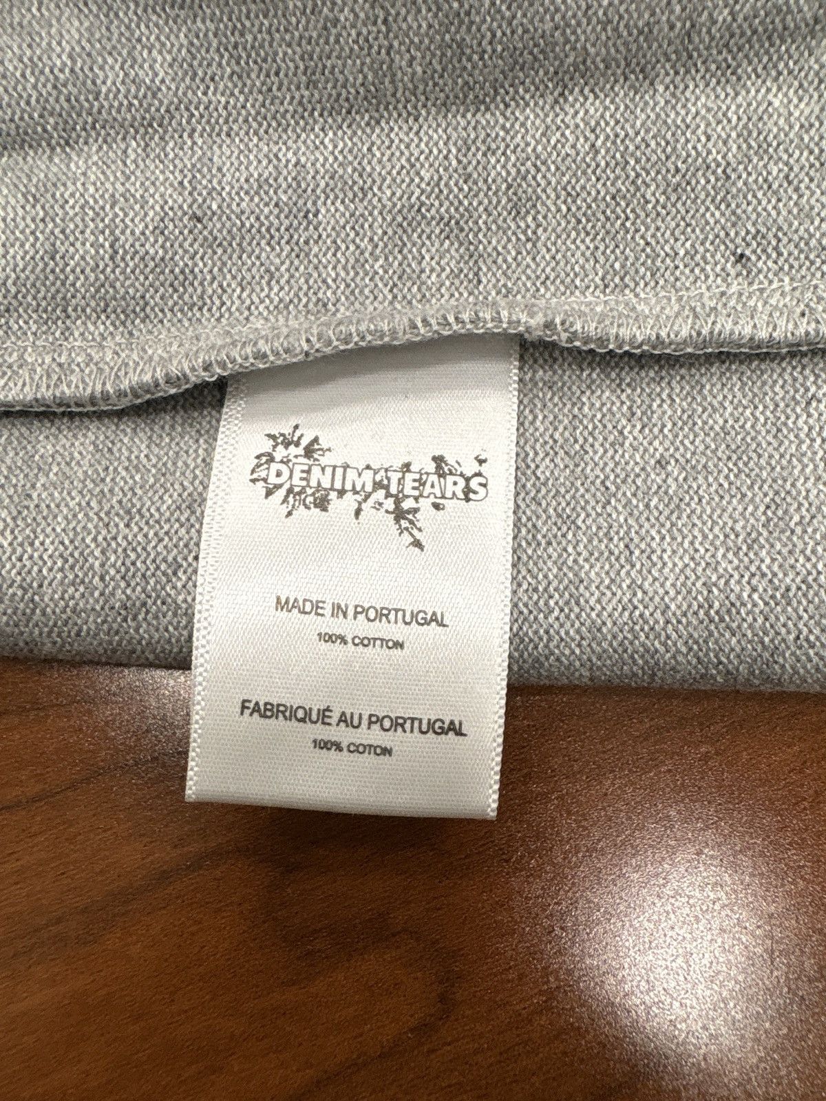 Cactus Plant Flea Market × DENIM TEARS Denim Tears x CPFM Cactus Tears Tee Grey Size US XL / EU 56 / 4 - 2 Thumbnail