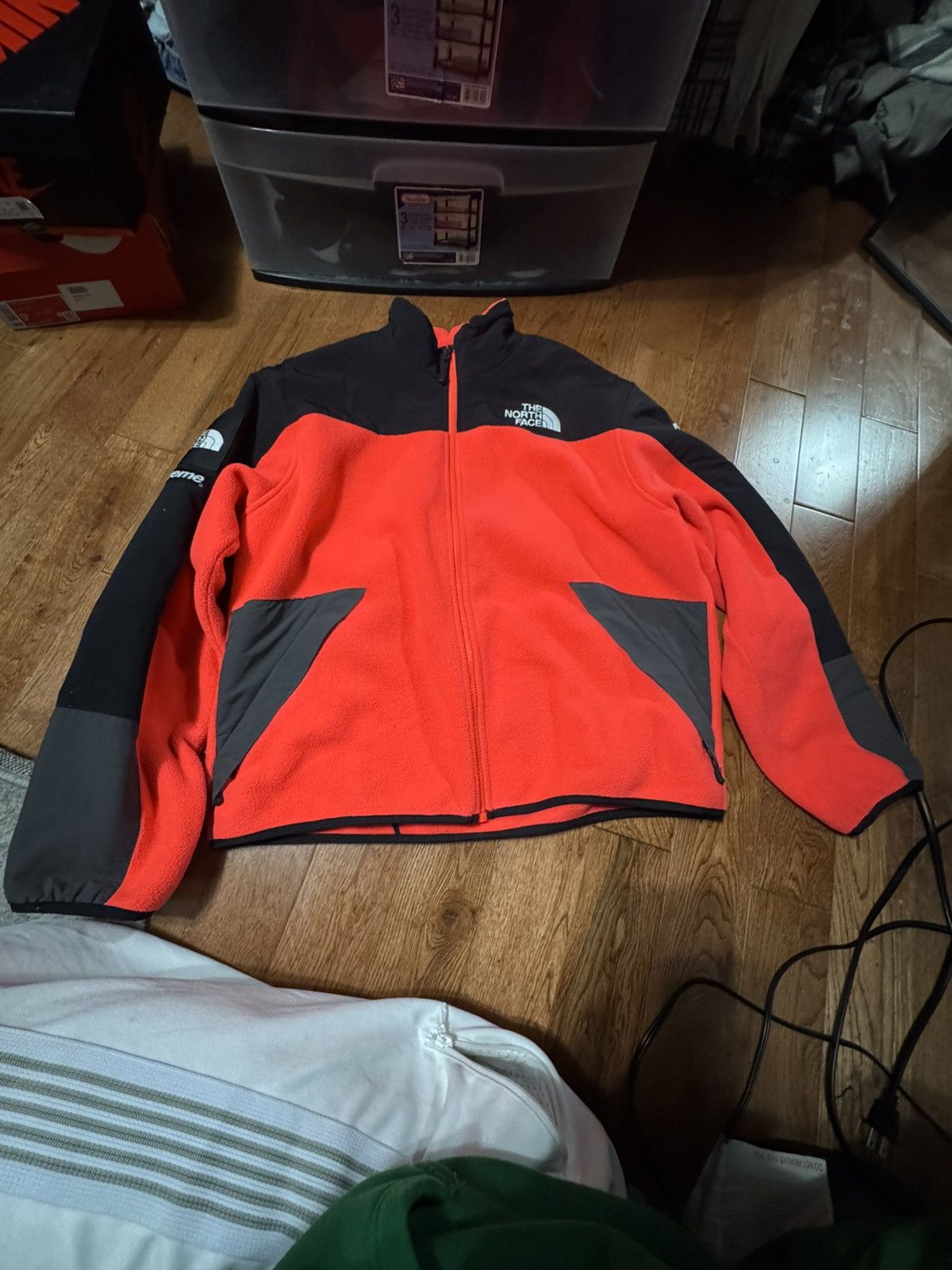 Supreme × The North Face Supreme TNF Fleece RTG Jacket Red | Grailed 
