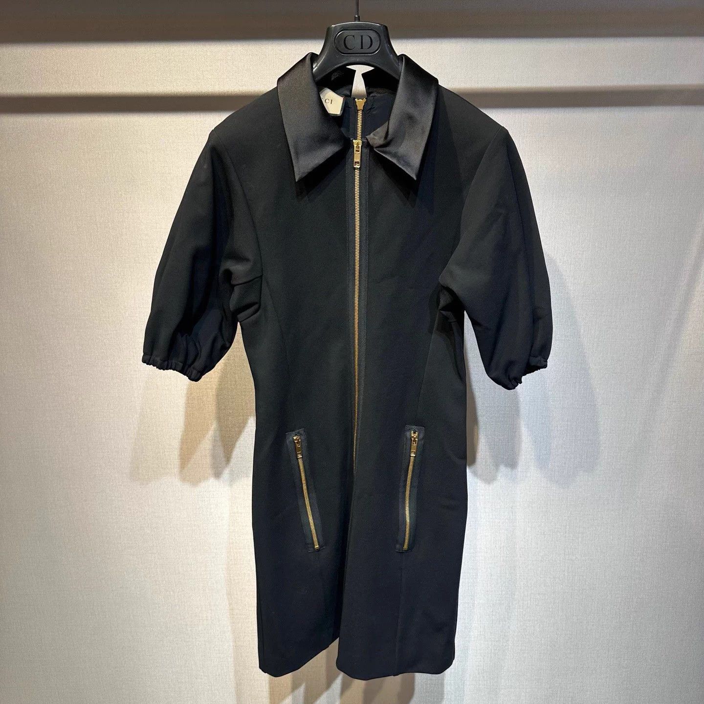 Gucci Gucci GG buckle black zip dress S new with tags Size S / US 4 / IT 40 - 1 Thumbnail