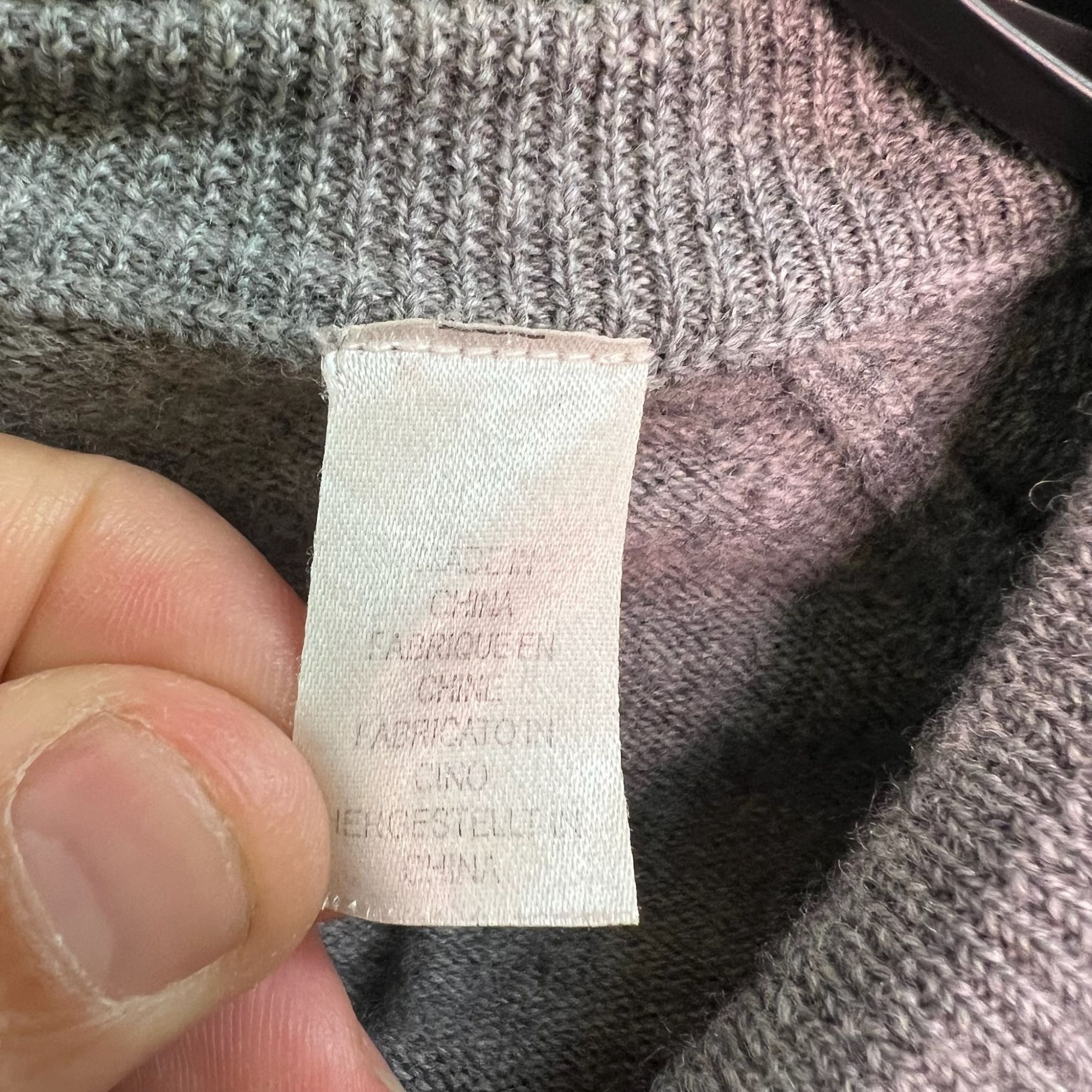 Paul Smith PAUL SMITH Jeans Gray Knit Bomber Jacket With Gold Zipper Ri Size US XL / EU 56 / 4 - 7 Thumbnail