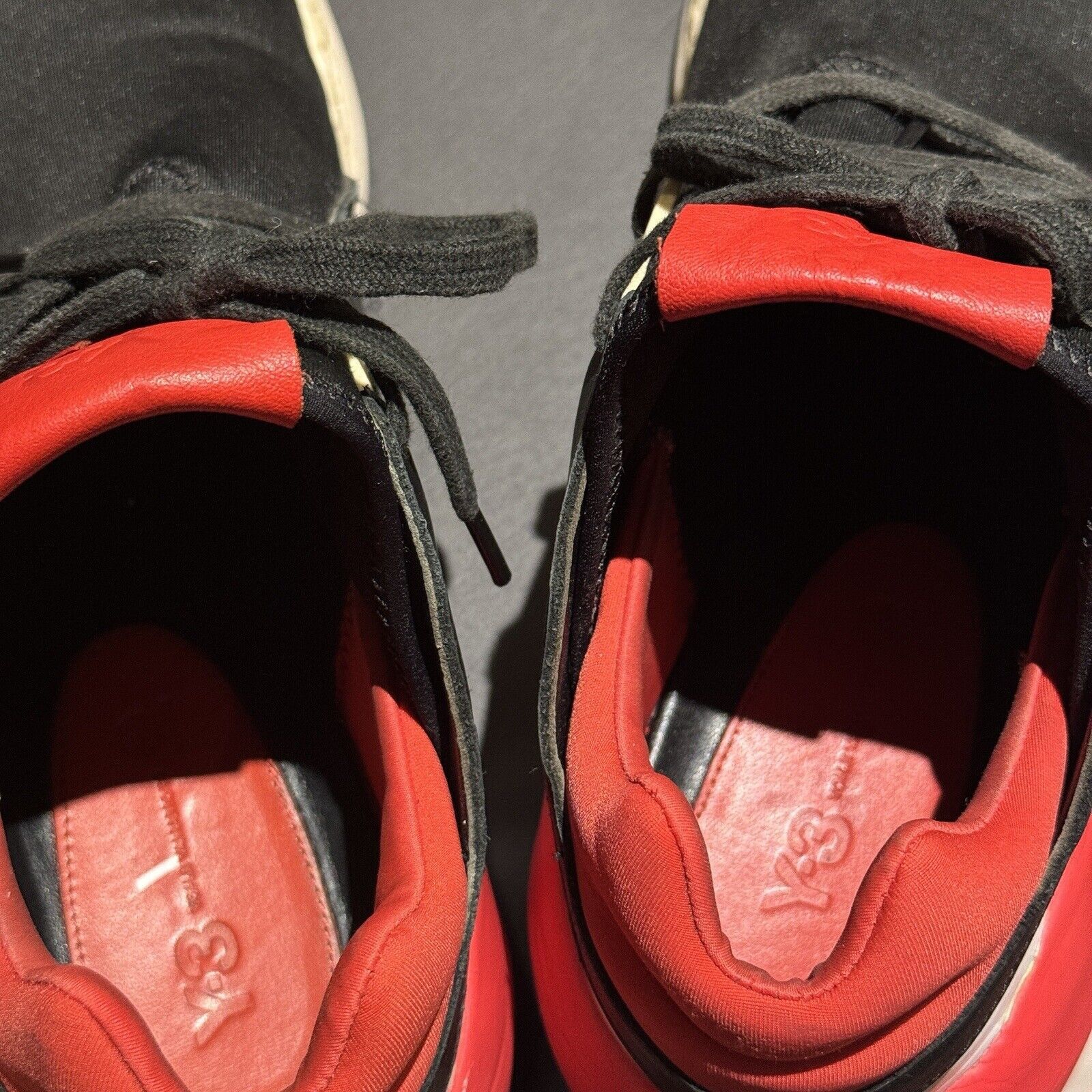 Adidas Y-3 Adidas Boost QR S83120 Red/White/Blk Running Sneakers Size US 10.5 / EU 43-44 - 11 Thumbnail