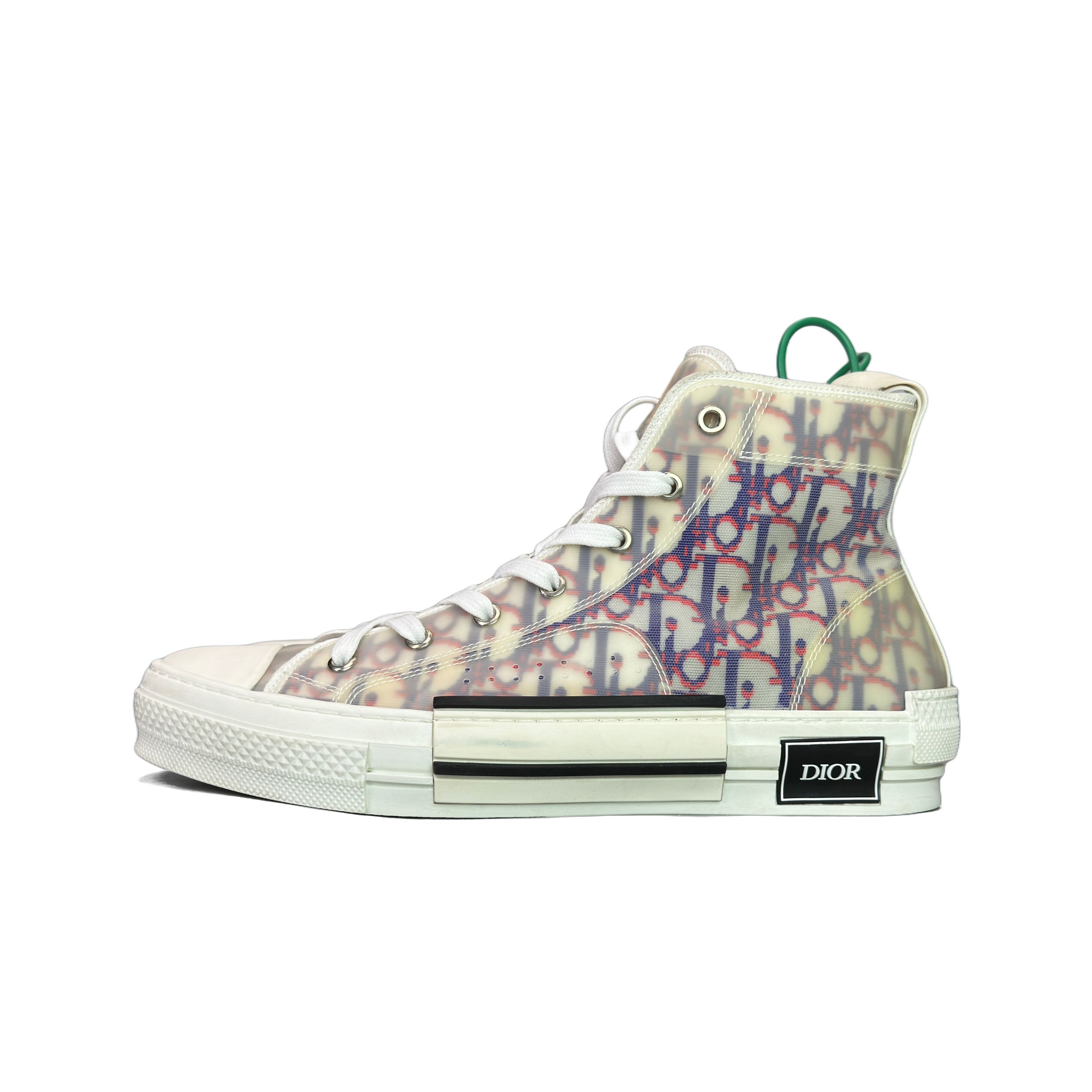 Dior × Hedi Slimane Dior Homme AW04 “VOTC” Zip Up High Top Boxing