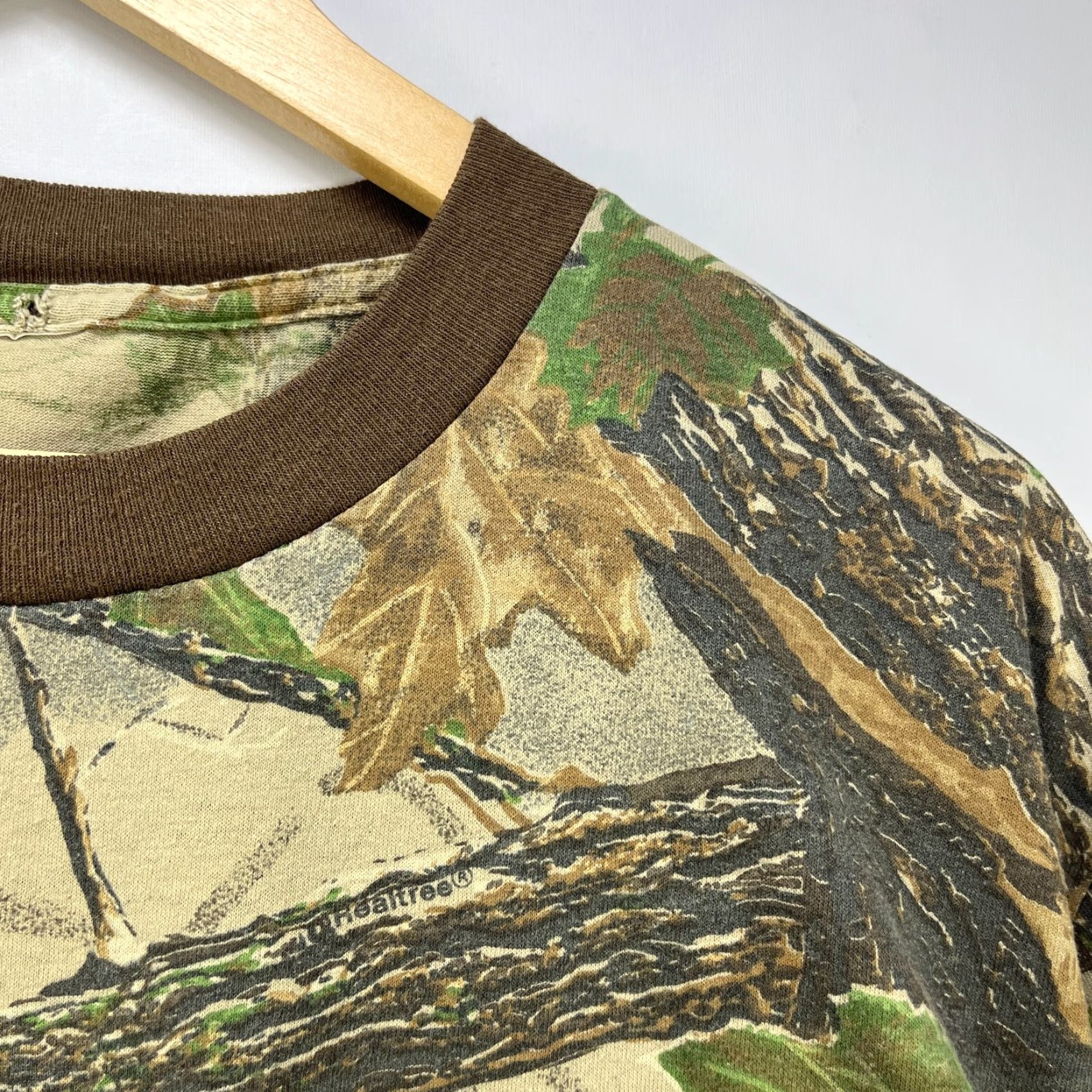 Realtree VINTAGE Real Tree Camo Single Stitch USA T-Shirt XL Mens Size US XL / EU 56 / 4 - 3 Thumbnail