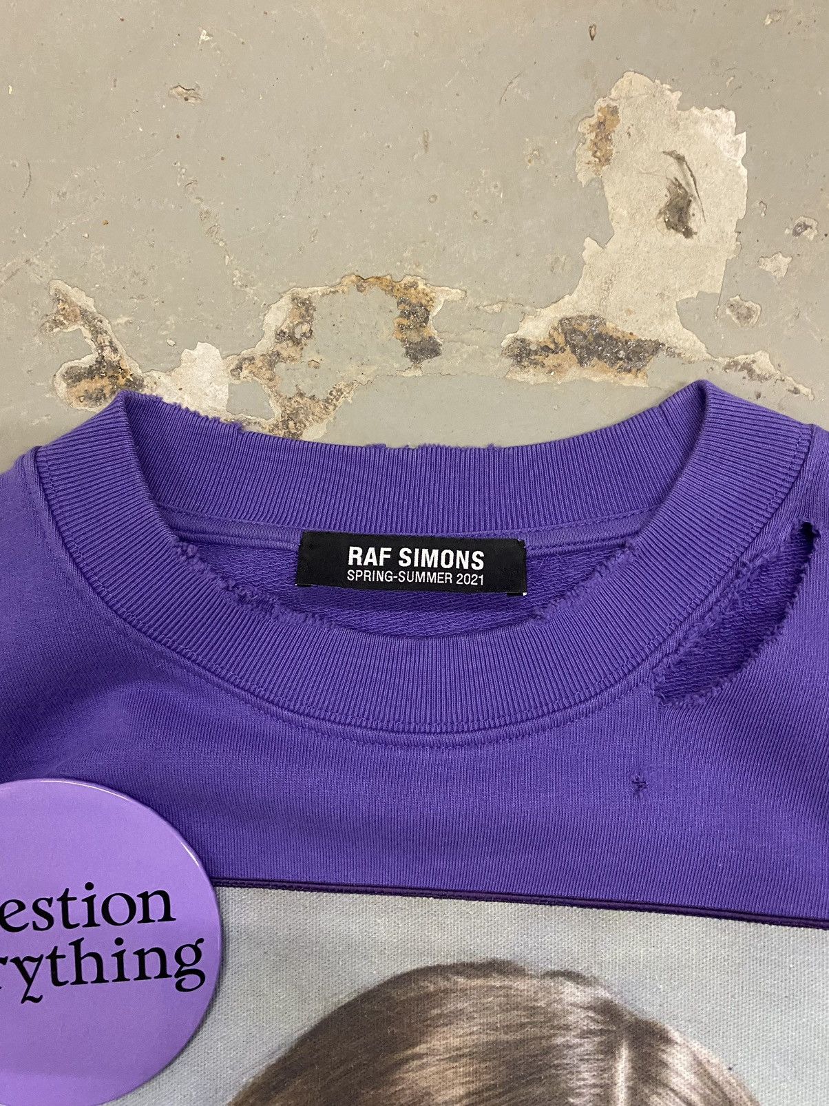 Raf Simons Raf Simons Teenage Dreams Purple Sweater Size US S / EU 44-46 / 1 - 4 Thumbnail