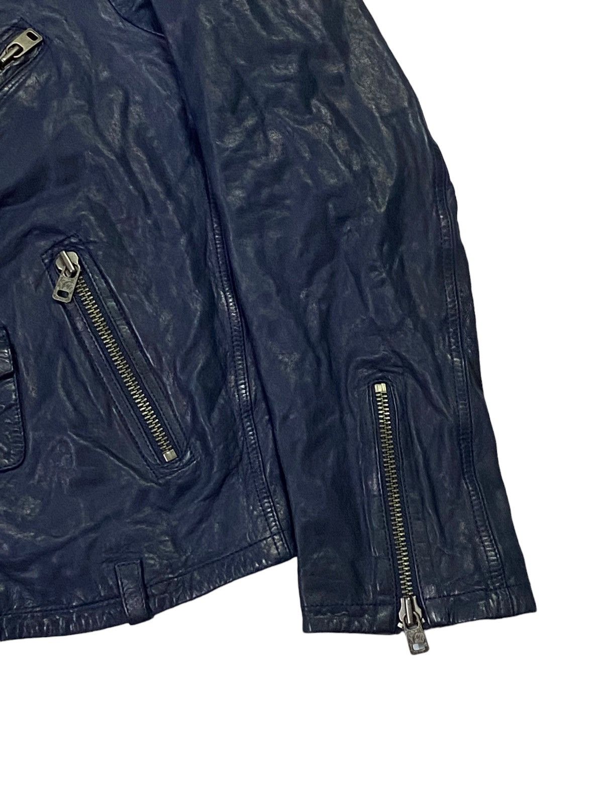 Alexander McQueen Alexander McQueen Double Coller Leather Jacket Size US XL / EU 56 / 4 - 16 Thumbnail