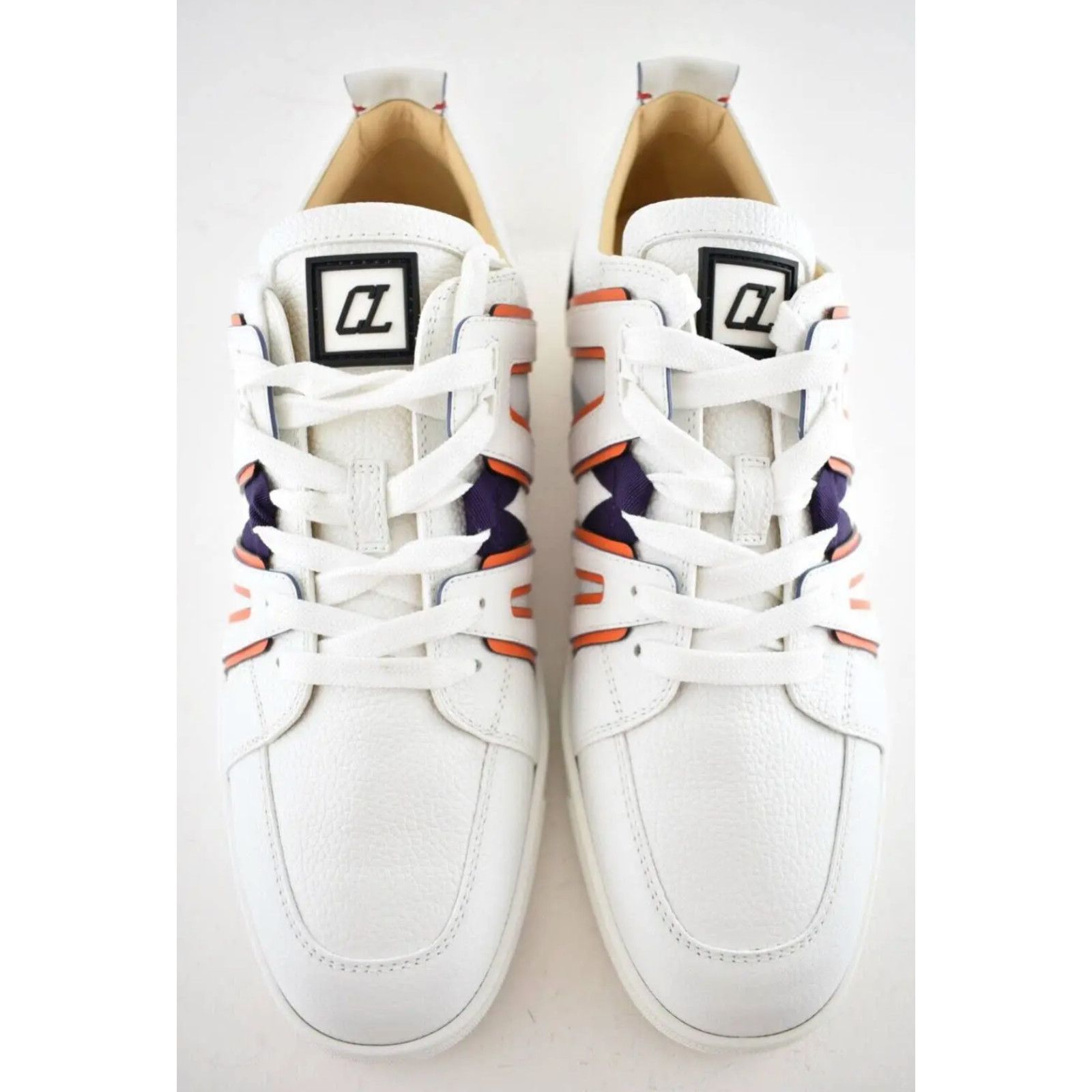 Christian Louboutin Christian Louboutin Men Vida Viva Flat Bianco White Orange Size US 13 / EU 46 - 8 Thumbnail