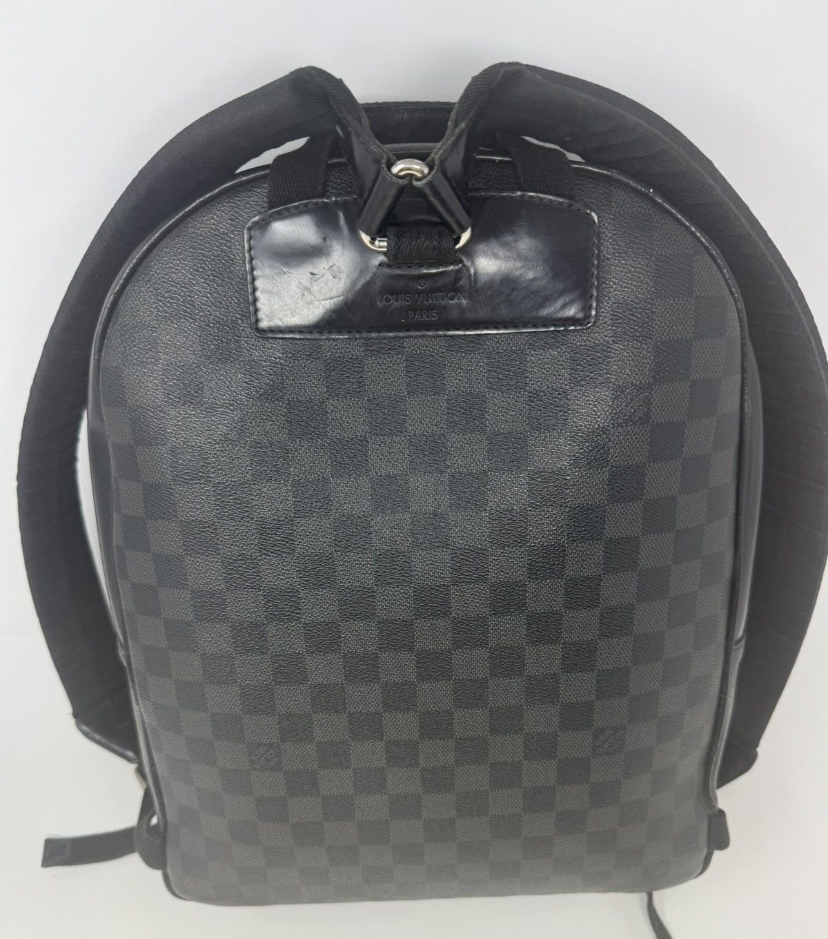 Louis Vuitton Louis Vuitton Josh Backpack Damier Graphite Black Leather Size ONE SIZE - 5 Thumbnail