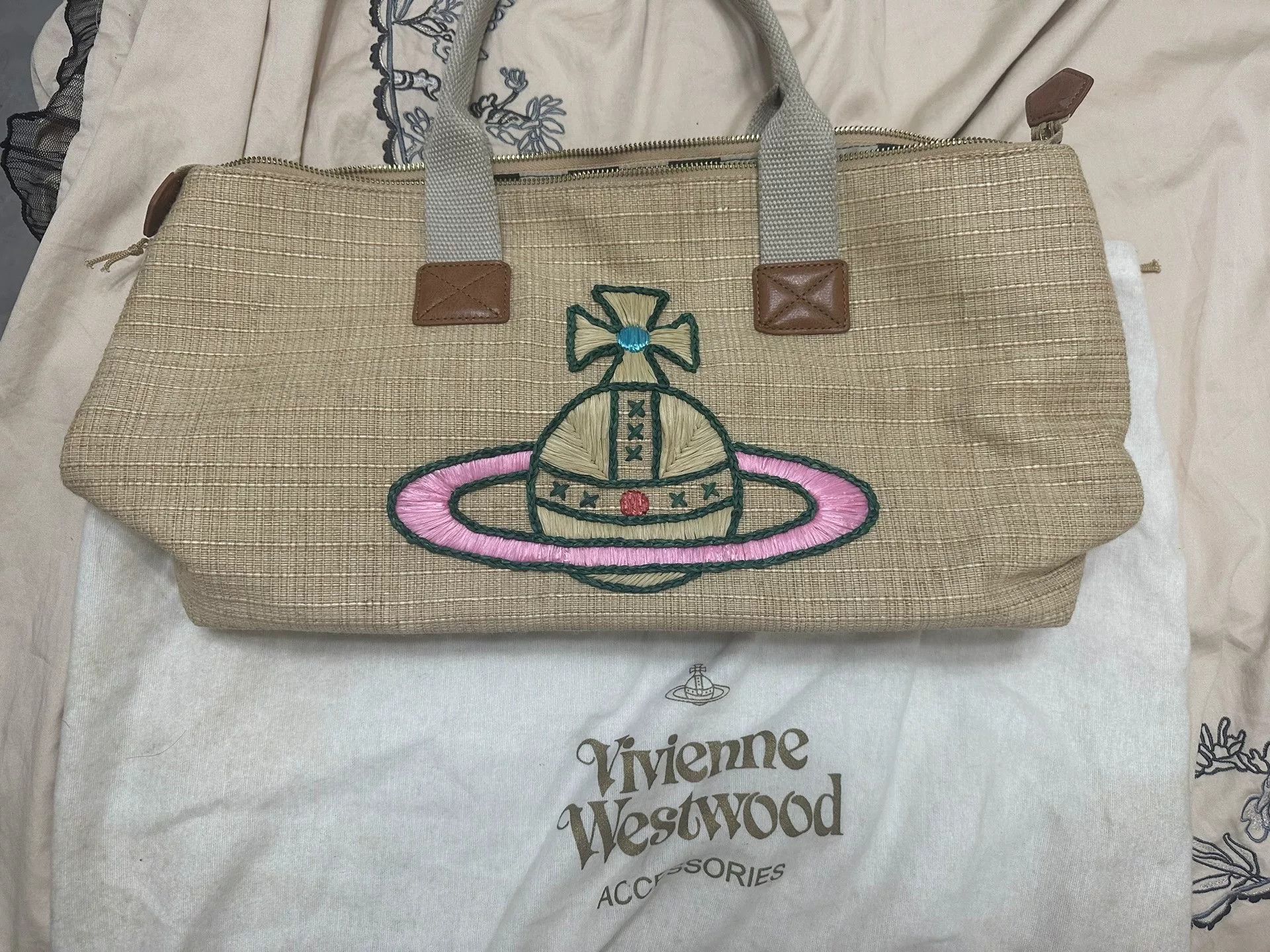 Vivienne Westwood Vivienne Westwood Vintage Straw Bag Size ONE SIZE - 1 Thumbnail