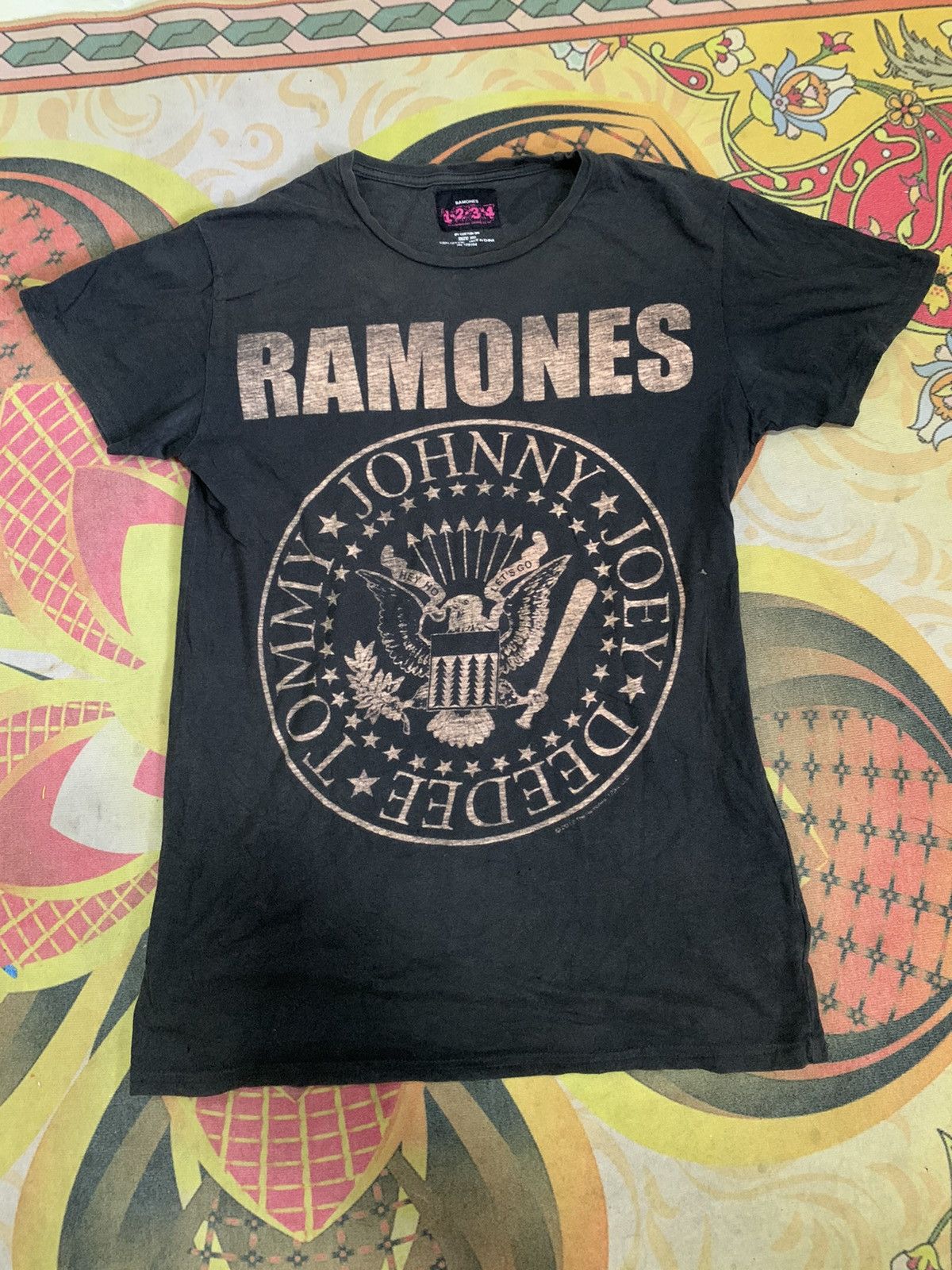 If Six Was Nine Ramones T Shirt 2012 Band Tees Size US XS / EU 42 / 0 - 6 Thumbnail