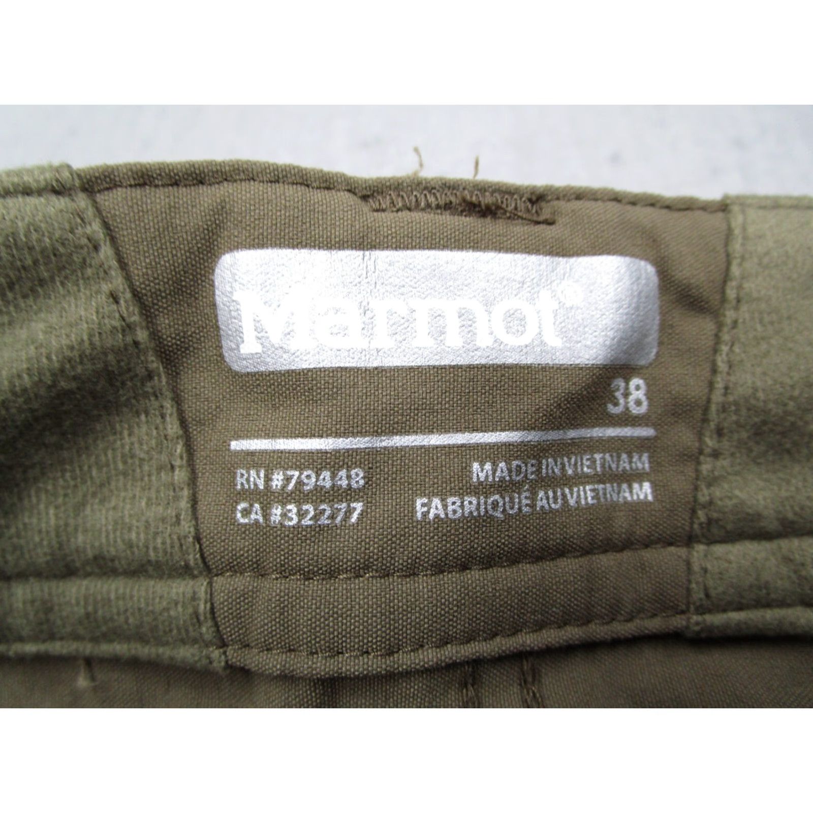 Marmot MARMOT Men's Green Nylon Hiking Pants 38x32 Utility Travel Workwear Regular Fit Size US 38 / EU 54 - 3 Thumbnail