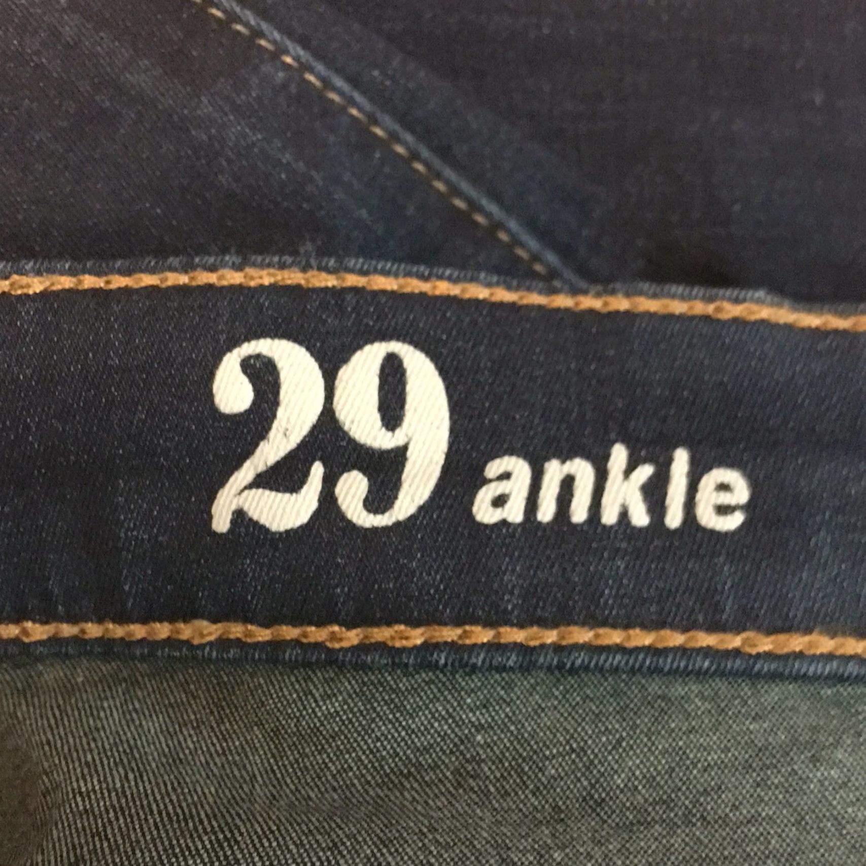 J.Crew J.Crew Toothpick Ankle Skinny Jeans Women's Size 29 Blue Stretch Denim 28" Inseam Classic Size 29" - 7 Thumbnail