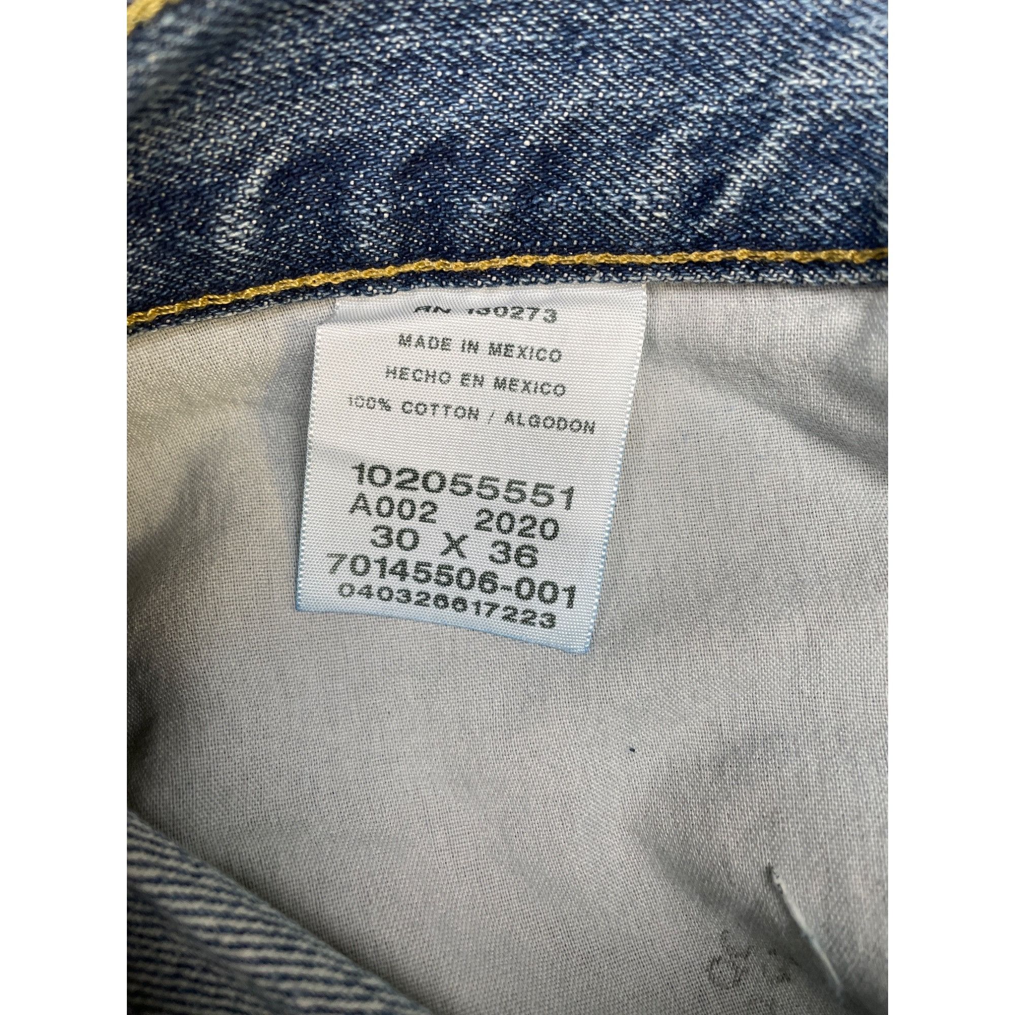 Lee Lee Men's Blue Jeans Relaxed Fit Straight Leg Size 30W X 36I Size US 30 / EU 46 - 4 Thumbnail