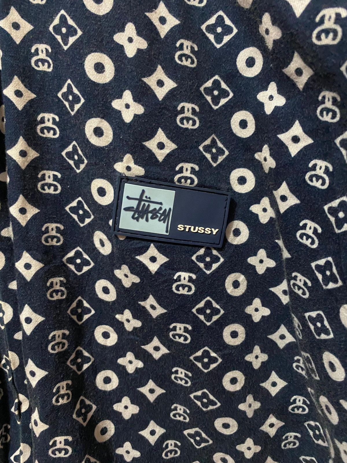Louis Vuitton × Stussy × Vintage Vintage Stussy Monogram Reversible Jacket Size US XL / EU 56 / 4 - 3 Thumbnail