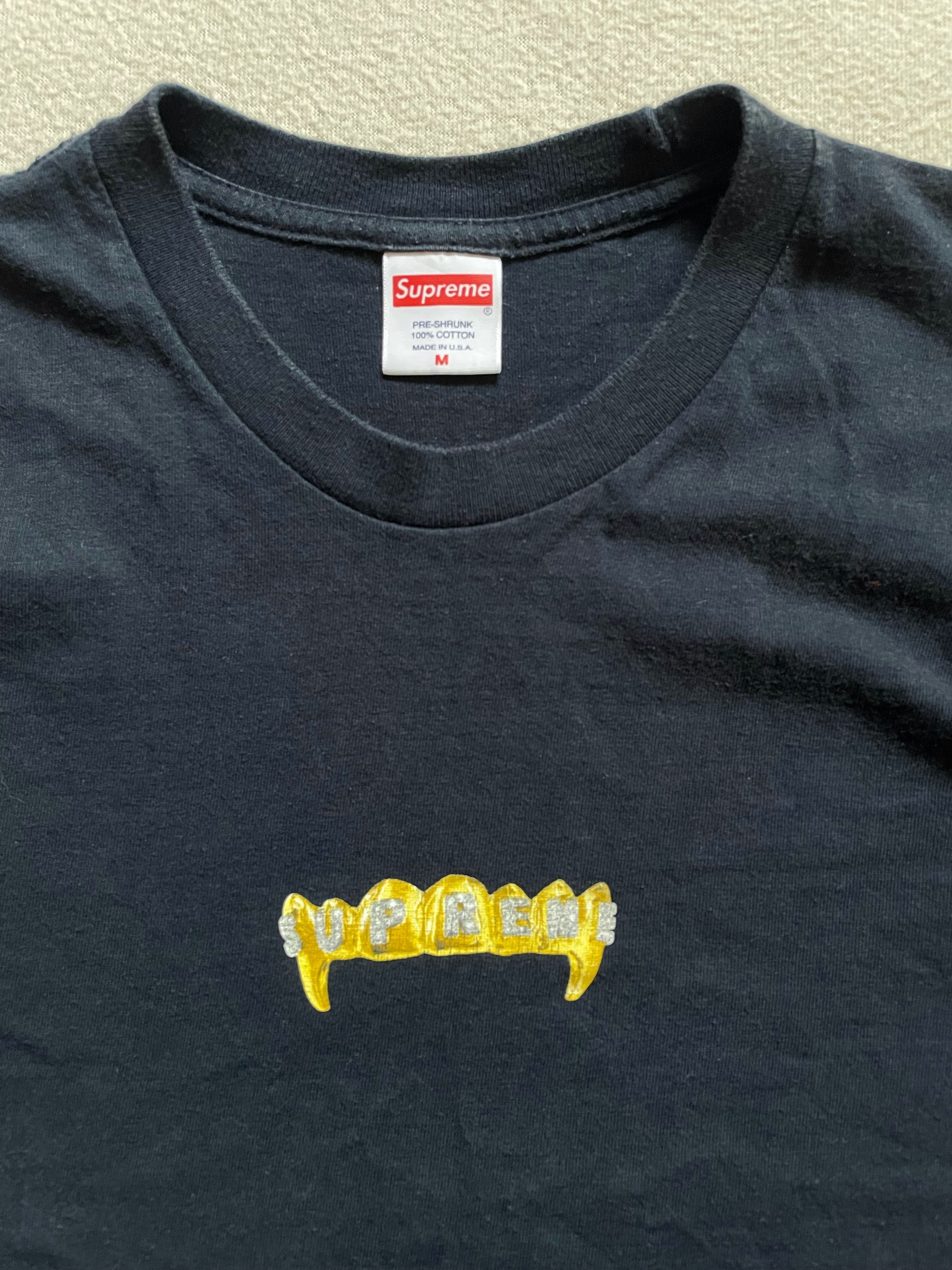 Supreme Supreme Gold Grillz T shirt Boxy Fit | SS19 | M-L size Size US M / EU 48-50 / 2 - 1 Thumbnail