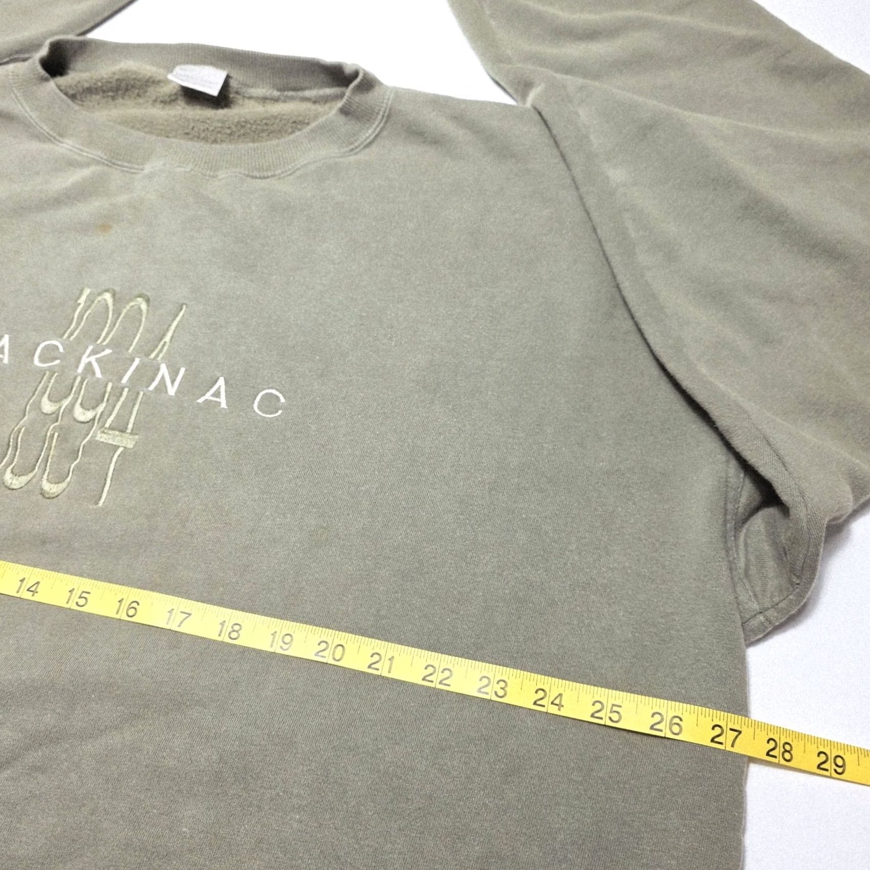 Vintage VINTAGE Mackinac Crewneck Sweatshirt Men's XL Embroidered Heavyweight 1994 Size US XL / EU 56 / 4 - 5 Thumbnail