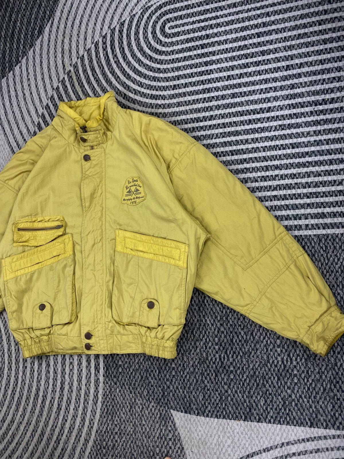Japanese Brand Vintage PIA Sports Bomber Jacket Rare Design Size US XL / EU 56 / 4 - 4 Thumbnail