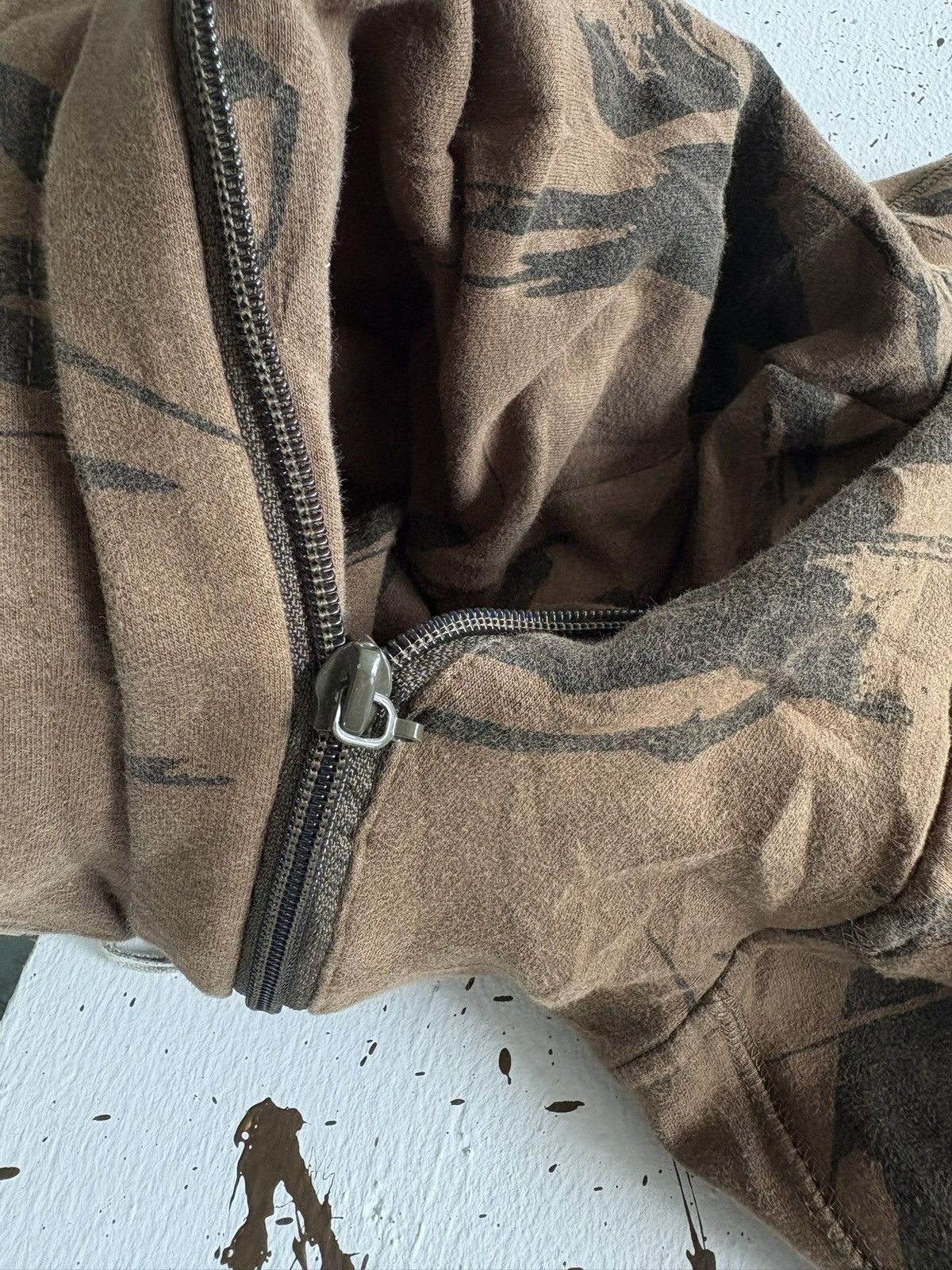 ADDICT Addict Clothing Military Camouflage Khaki Green Keep Hoodie Size US L / EU 52-54 / 3 - 19 Thumbnail