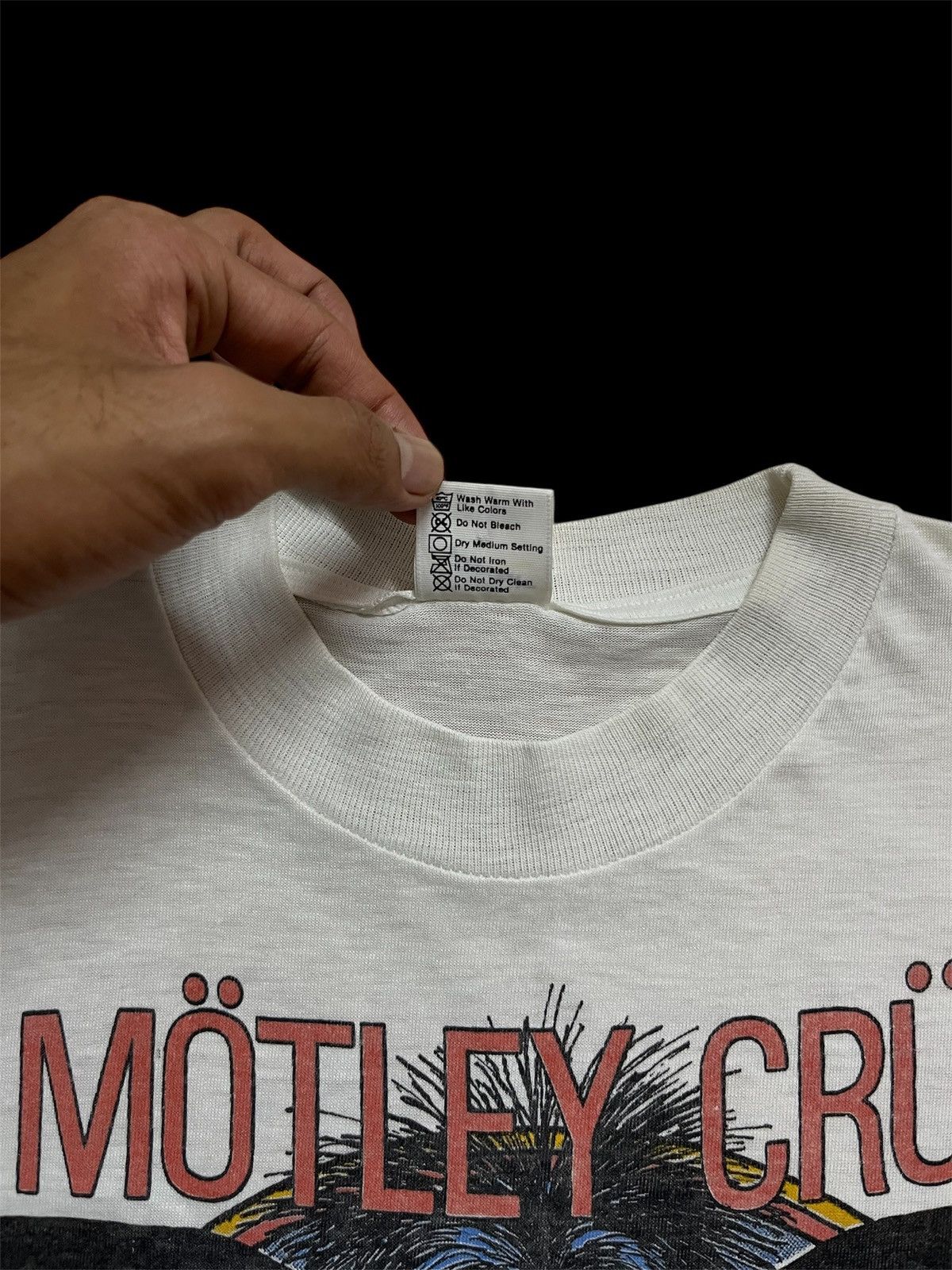Band Tees × Vintage Motley Crue Vintage 80s Size US S / EU 44-46 / 1 - 6 Thumbnail