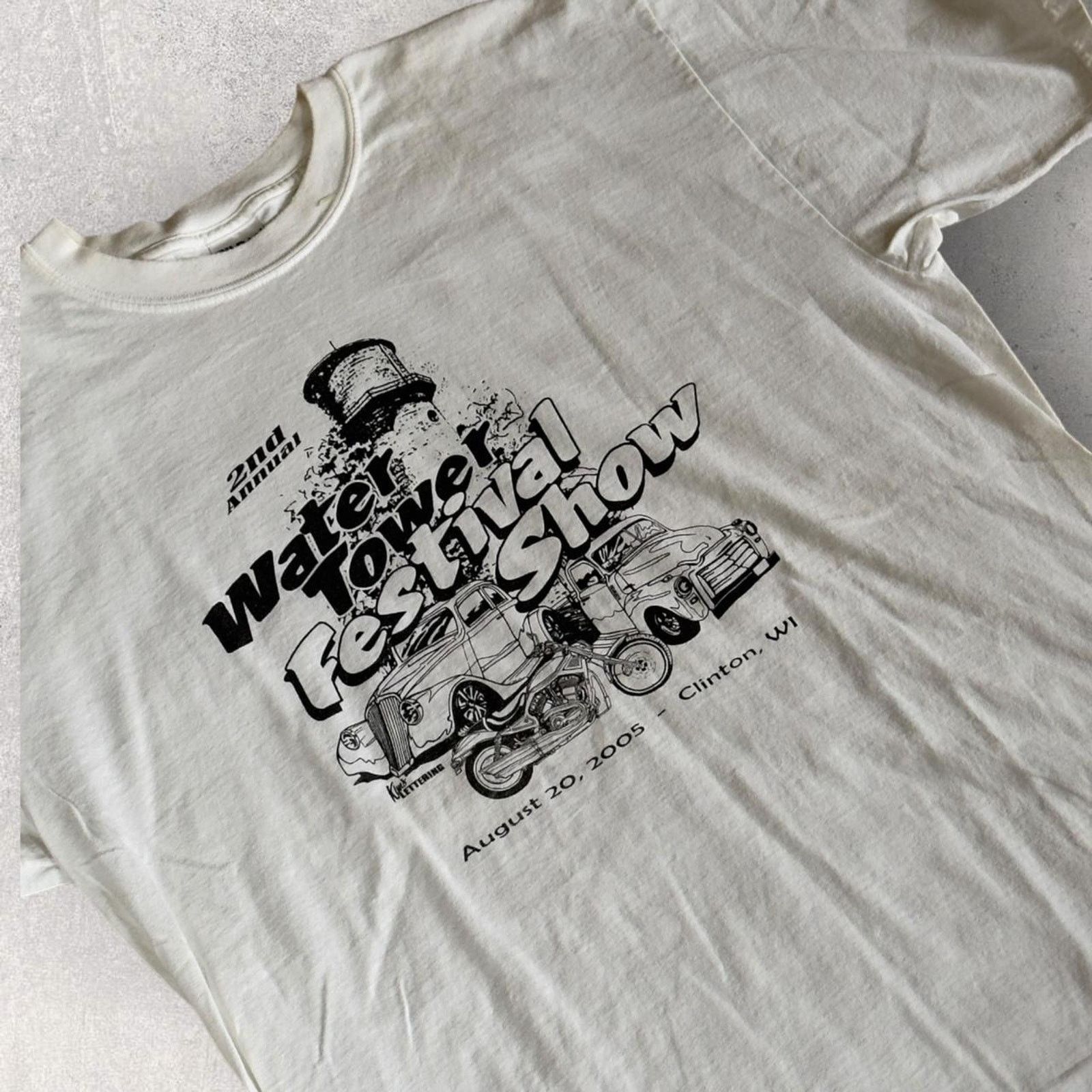 Vintage Vintage 2005 Water Tower Festival Show T-Shirt Size US XL / EU 56 / 4 - 2 Thumbnail