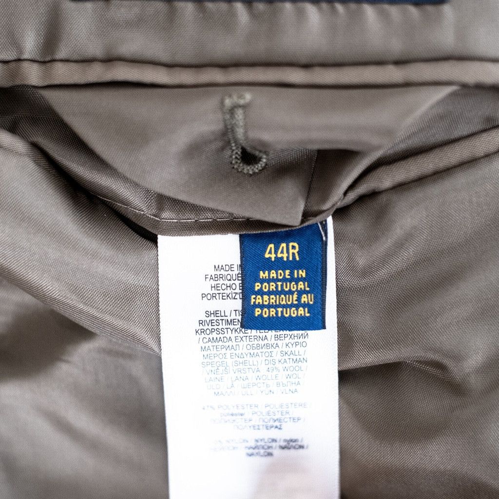 Polo Ralph Lauren NWOT POLO RALPH LAUREN Herringbone Wool Blazer 44R Size 44R - 9 Thumbnail