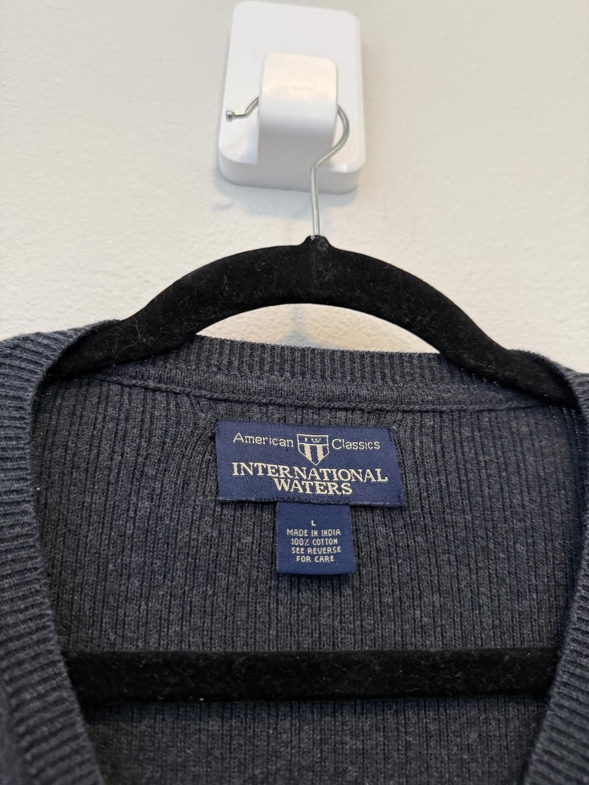 Other Classic Dark Gray Knit Sweater Vest Size US L / EU 52-54 / 3 - 3 Thumbnail