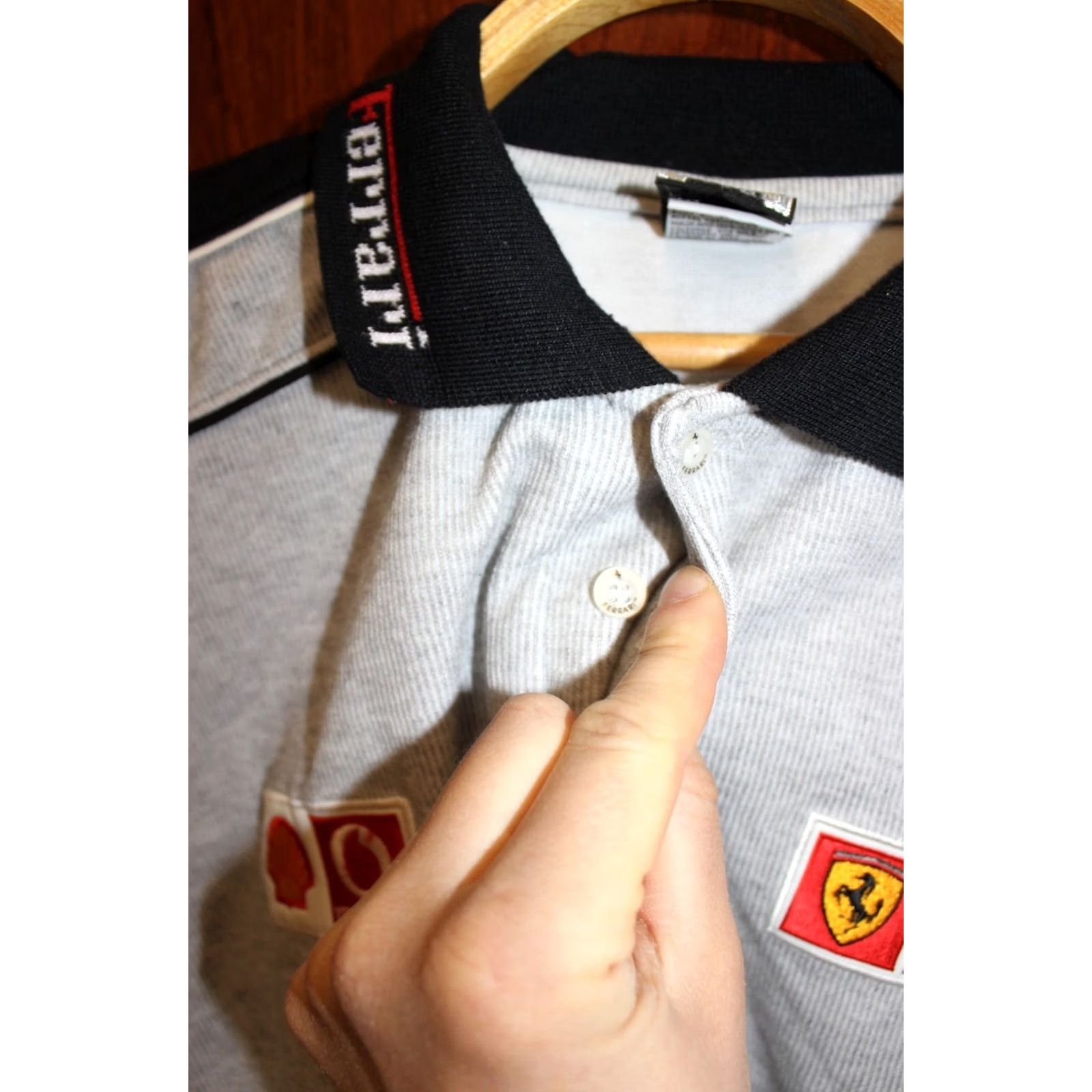 Ferrari VINTAGE Ferrari Marlboro Vodafone Polo T-Shirt - 3XL Grey Unisex Adults Mens Womens Size US XXL / EU 58 / 5 - 6 Thumbnail